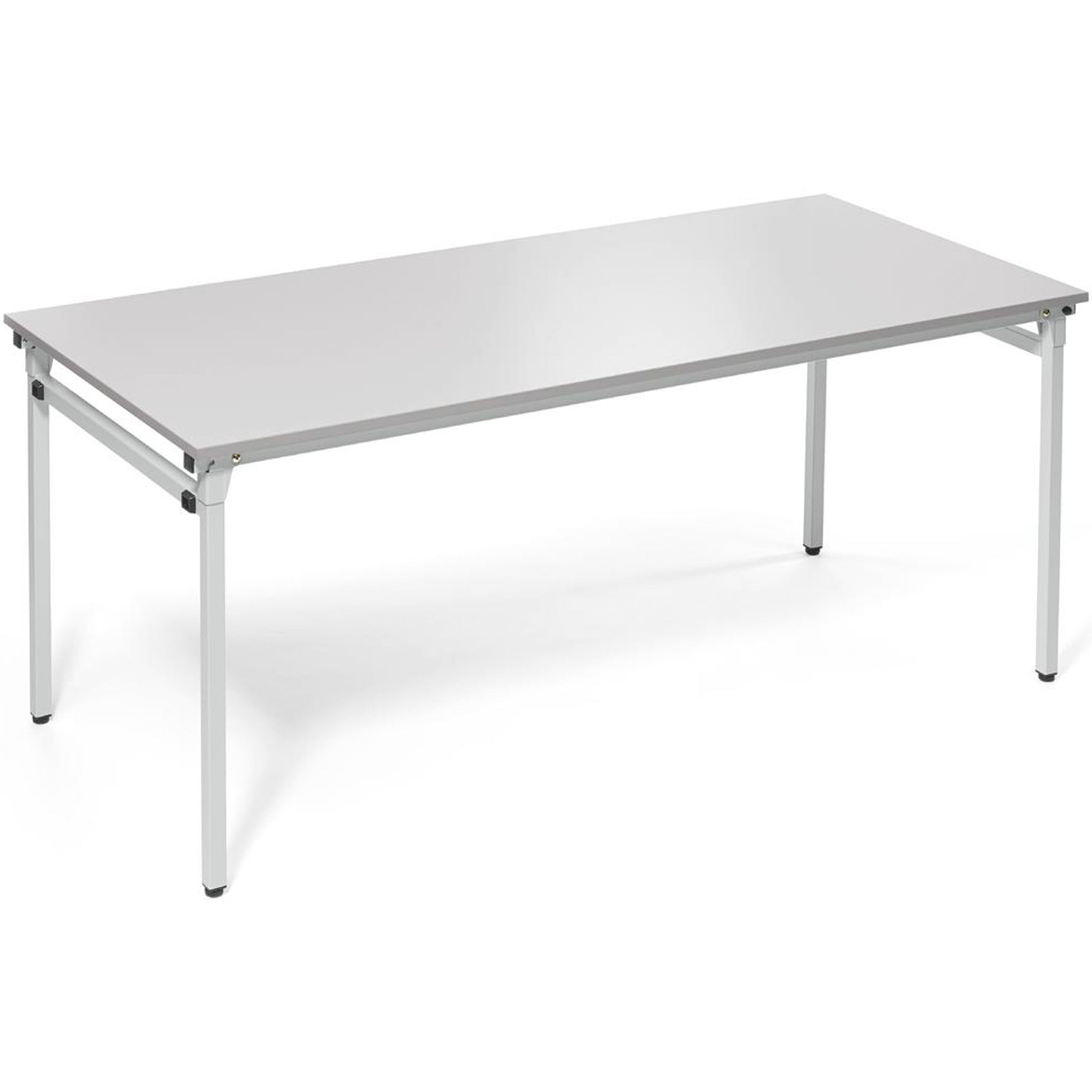 Neutralware Konferenztisch 4-Fuß zusammenklappbar 1.800 x 720 x 800 mm (B x H x T) lichtgrau