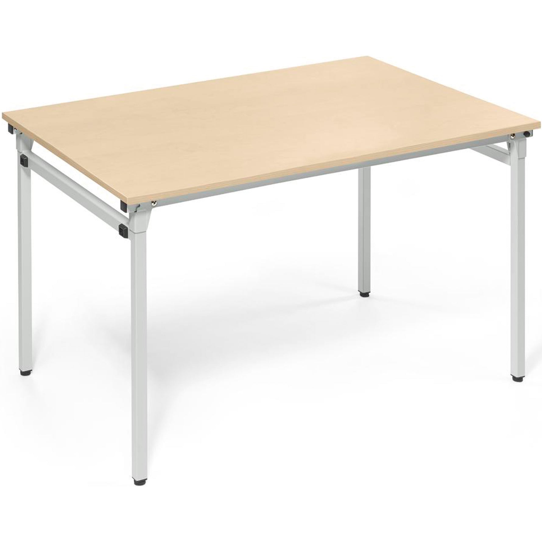 Neutralware Konferenztisch 4-Fuß zusammenklappbar 1.200 x 720 x 800 mm (B x H x T) – Produktbild 2