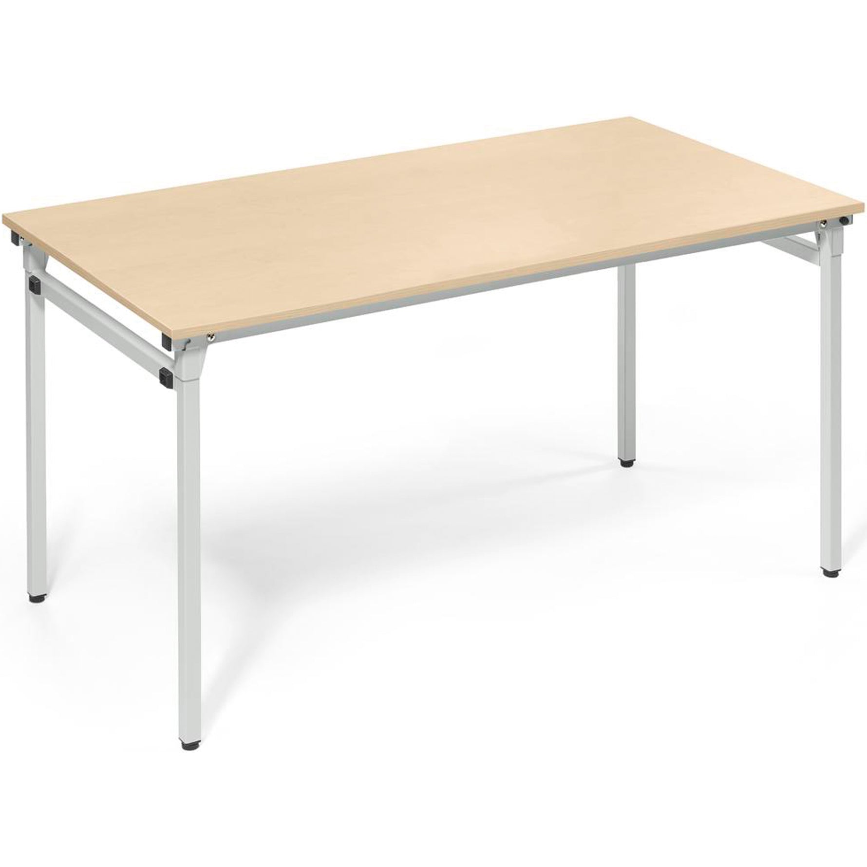 Neutralware Konferenztisch 4-Fuß zusammenklappbar 1.400 x 720 x 700 mm (B x H x T) – Produktbild 2