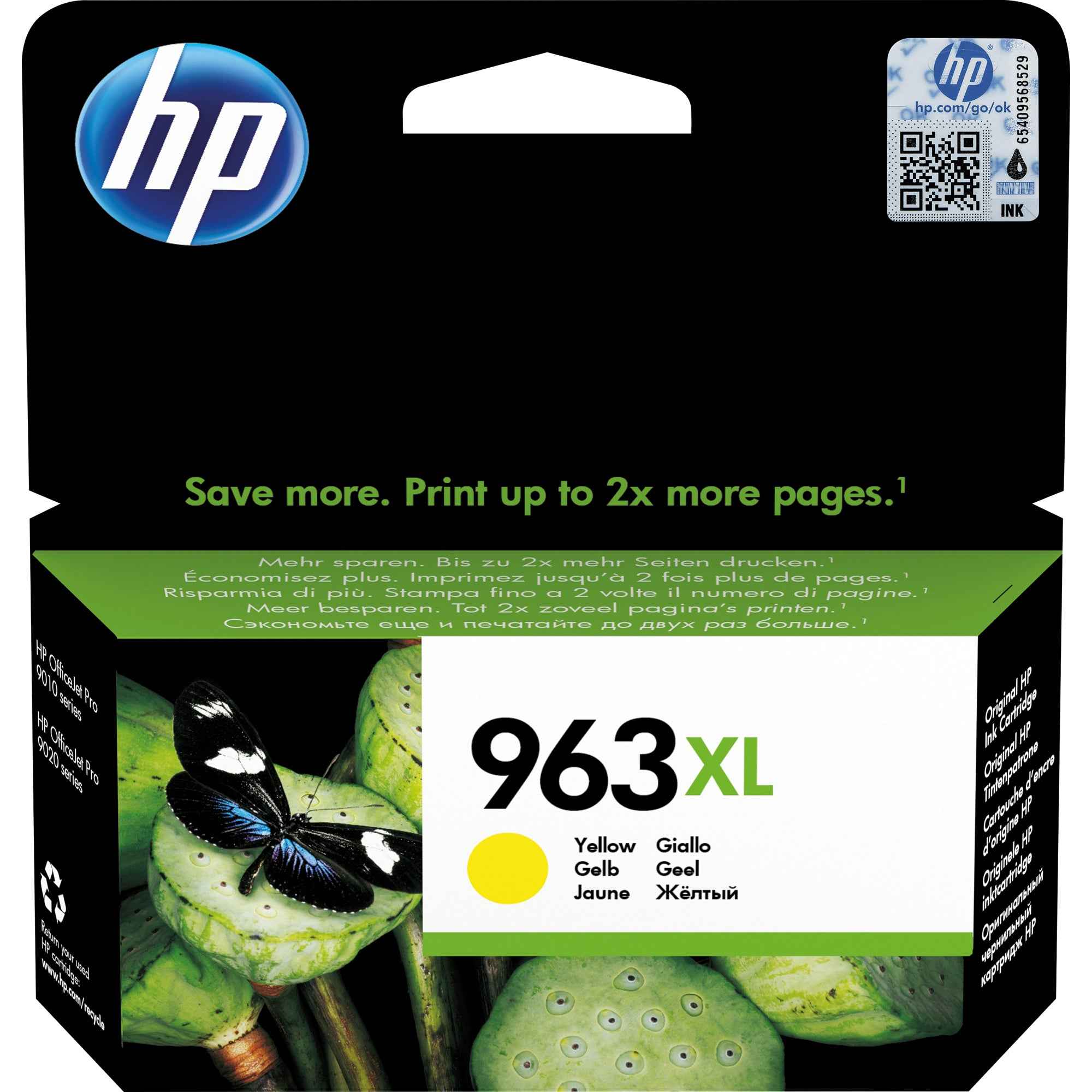 HP Tintenpatrone 963XL gelb