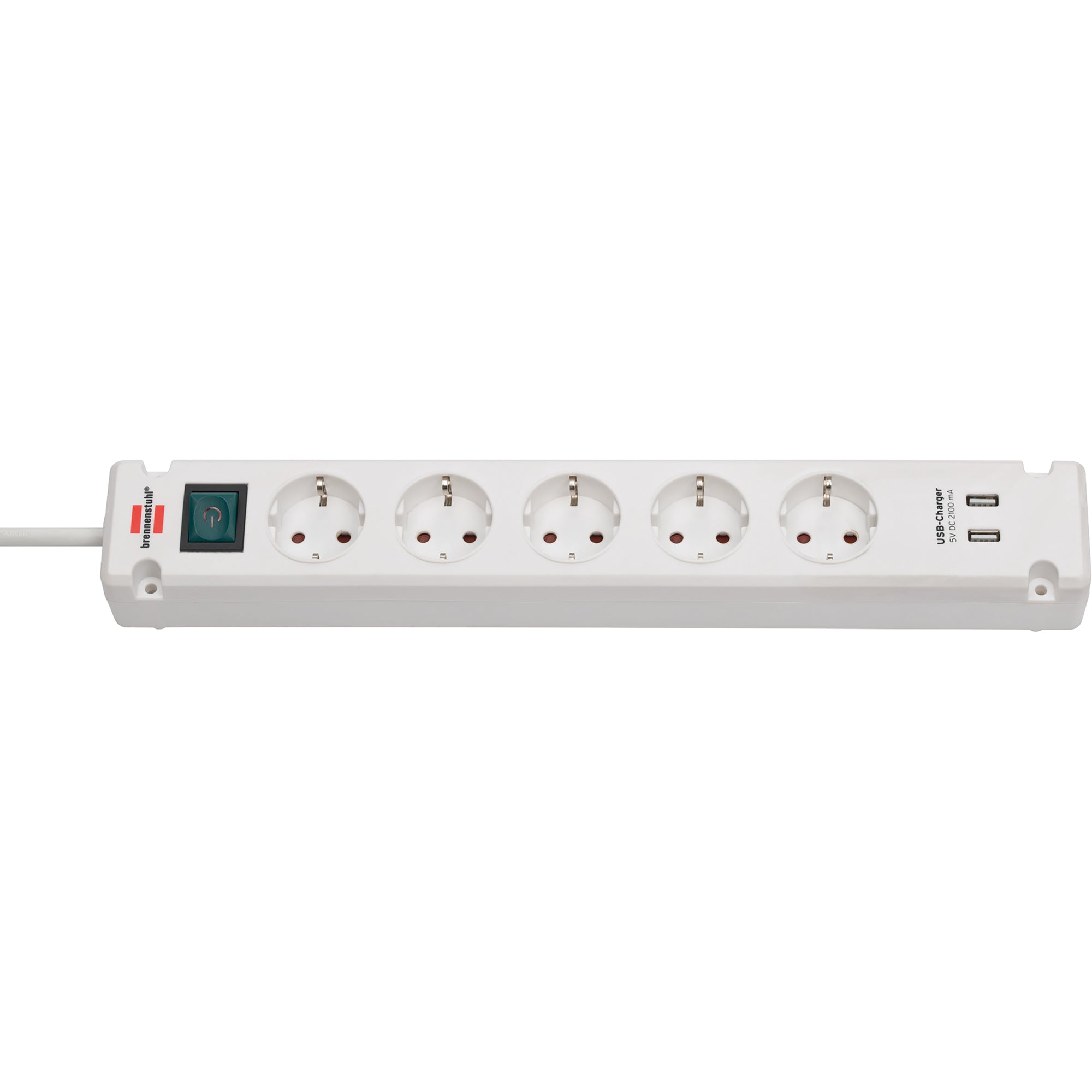 brennenstuhl® Steckdosenleiste Bremounta 2 USB-Ports - Wiepa Bürofachpartner