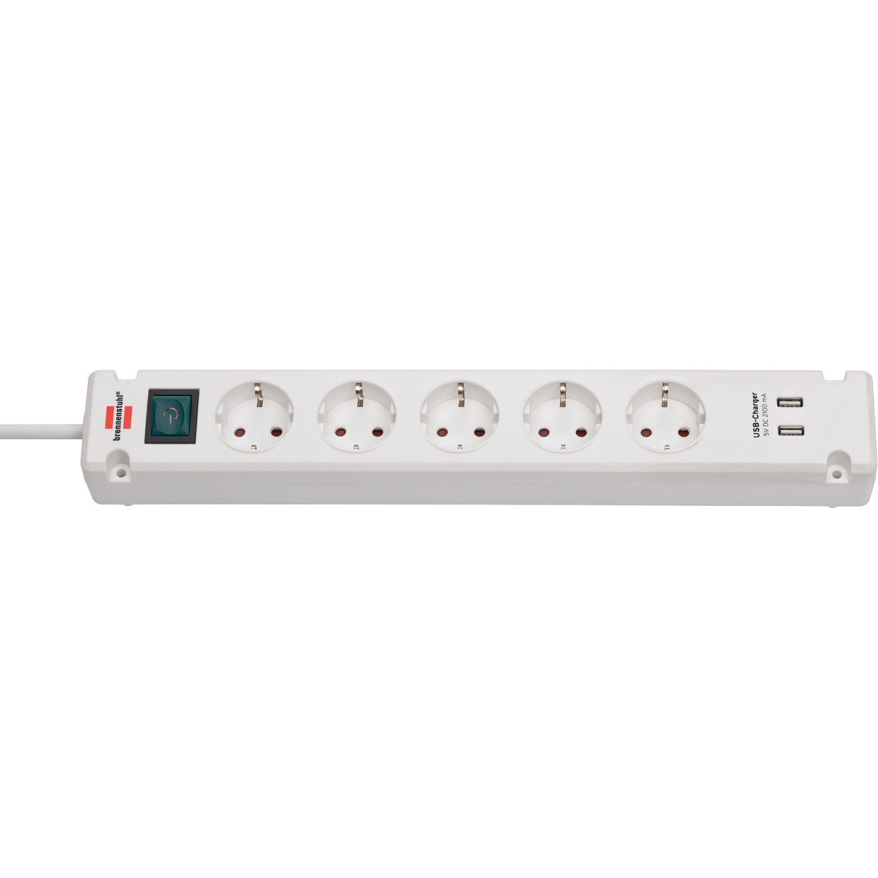brennenstuhl® Steckdosenleiste Bremounta 2 USB-Ports - Wiepa Bürofachpartner