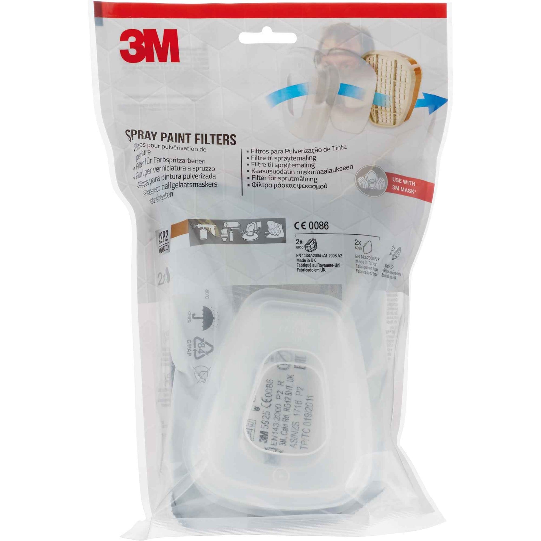 3M Atemfilter 6002CR