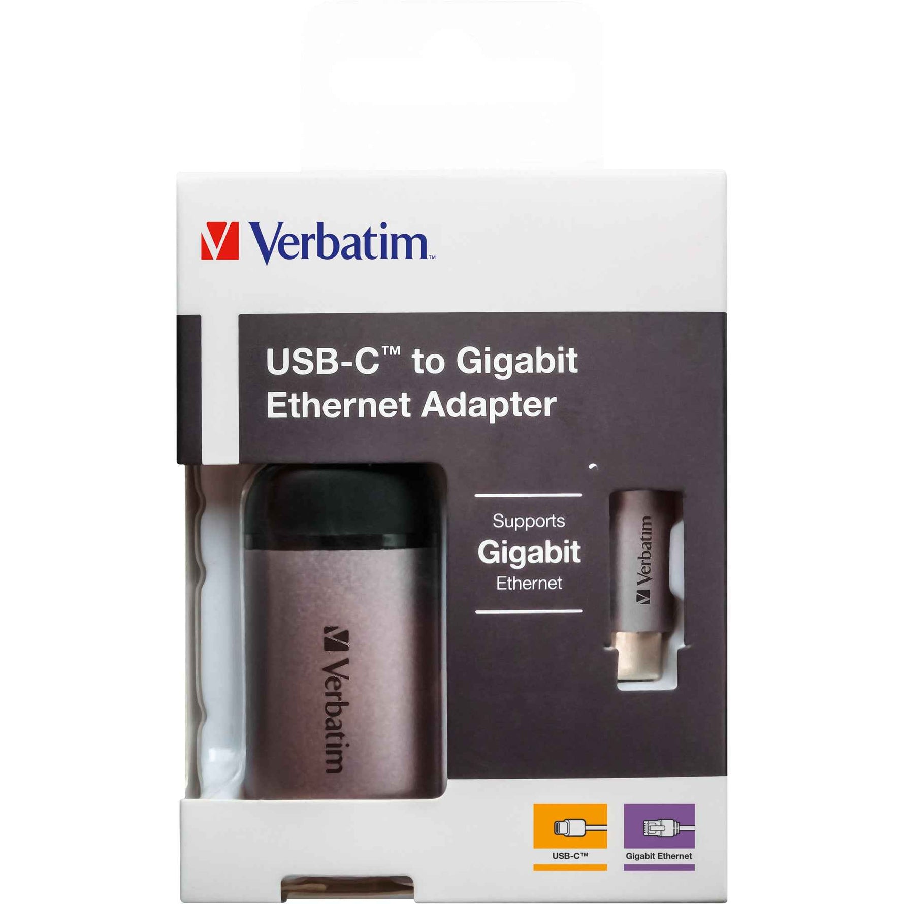 Verbatim Adapter USB-C-Stecker/LAN-Buchse