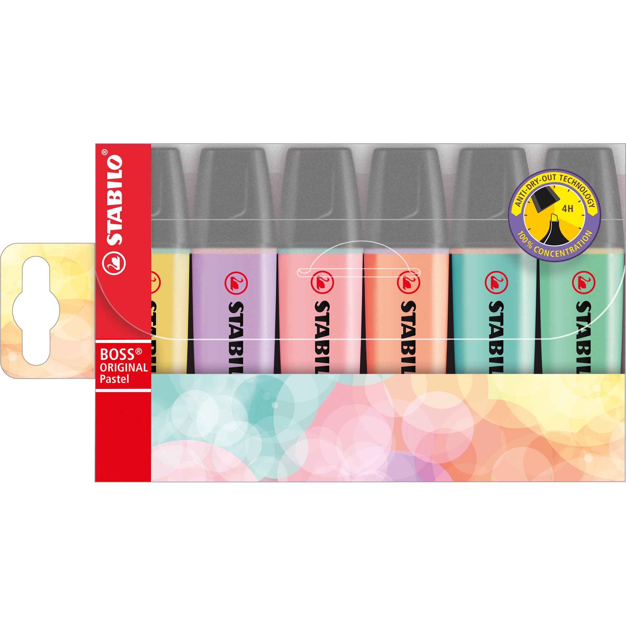 STABILO® Textmarker BOSS® ORIGINAL Pastel 6 St./Pack.