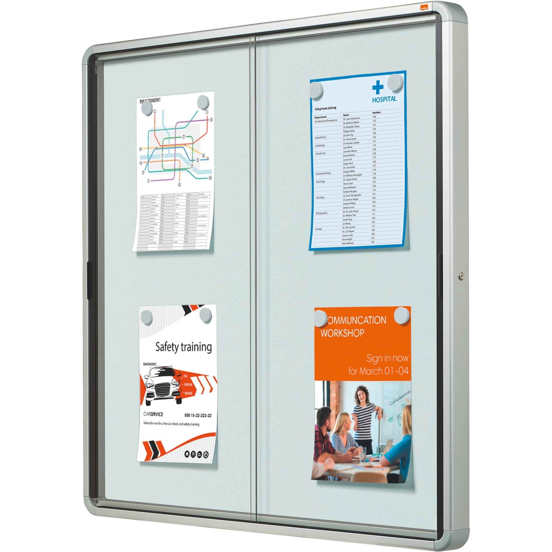 Nobo® Schaukasten Premium Plus 12 x DIN A4