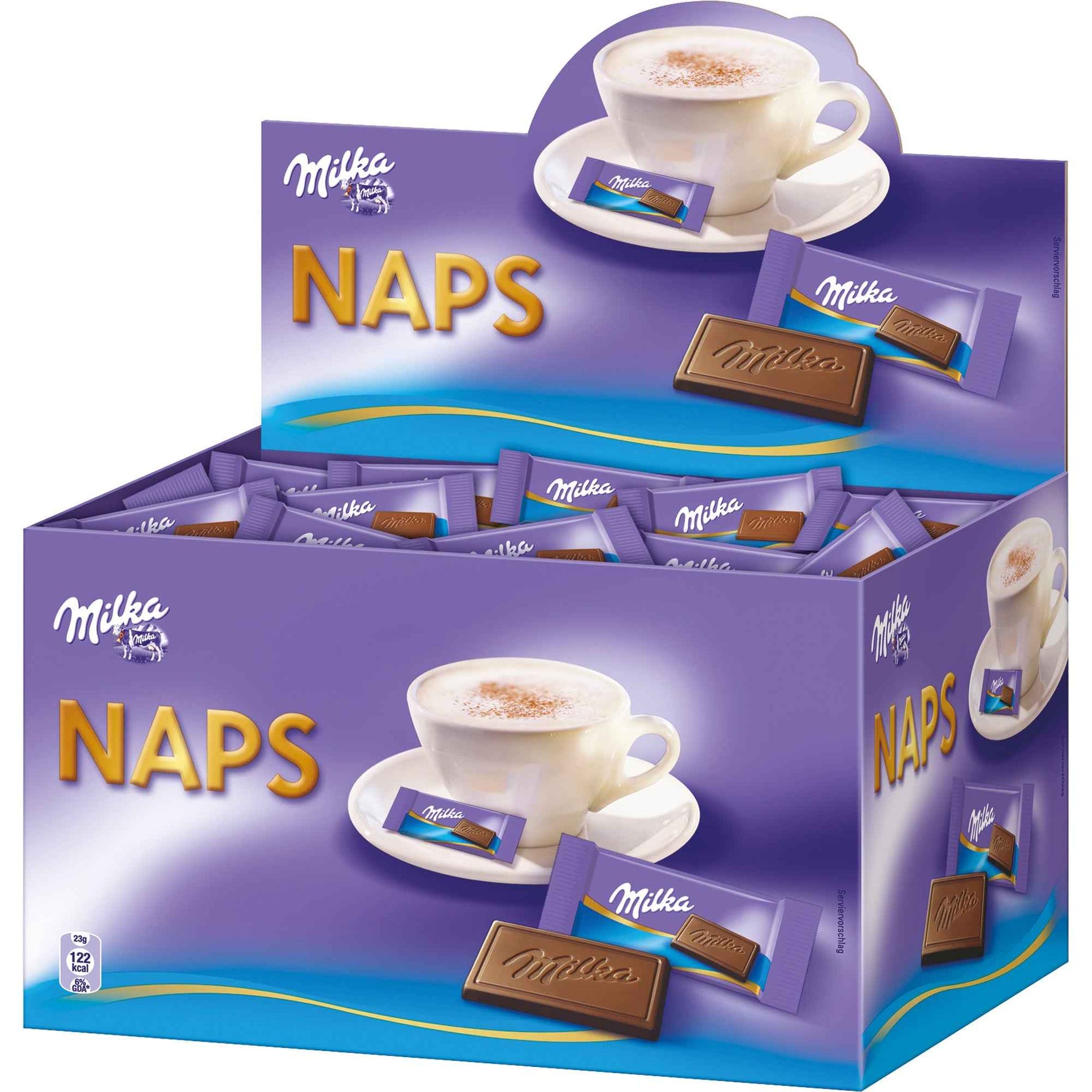 Milka Schokolade NAPS 355 x 4,7 g/Pack.