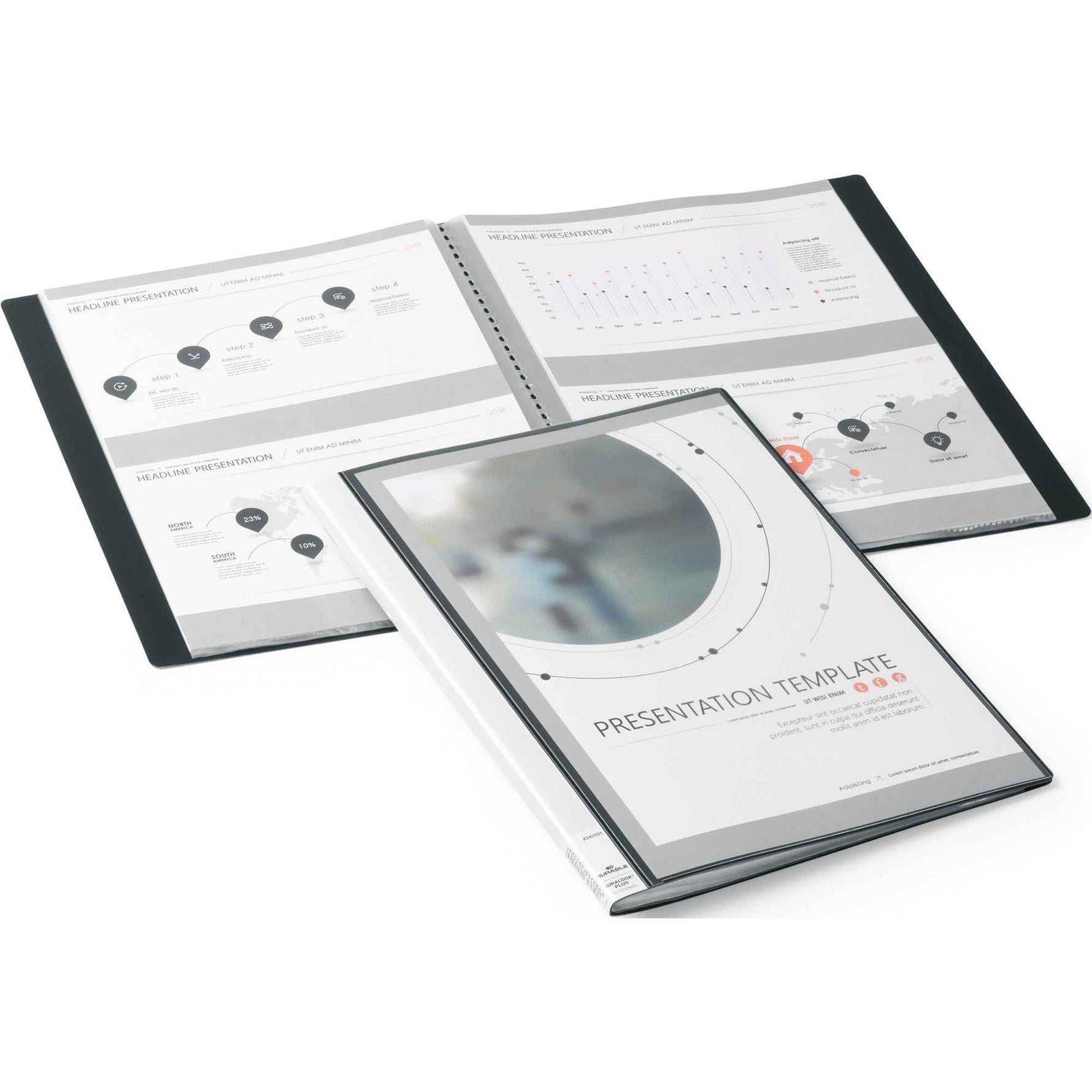 DURABLE Sichtbuch DURALOOK® PLUS 10 Hüllen
