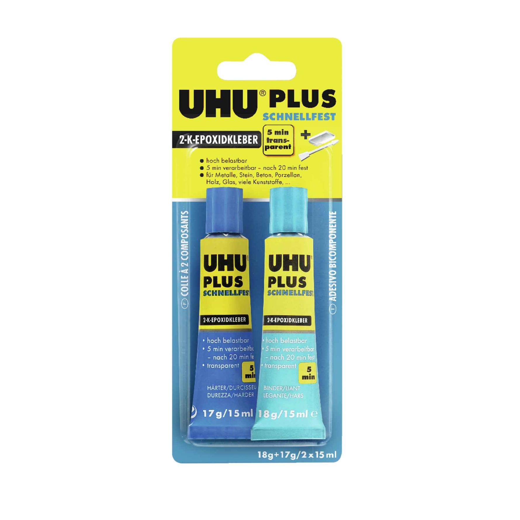 UHU® Zweikomponentenkleber PLUS SCHNELLFEST
