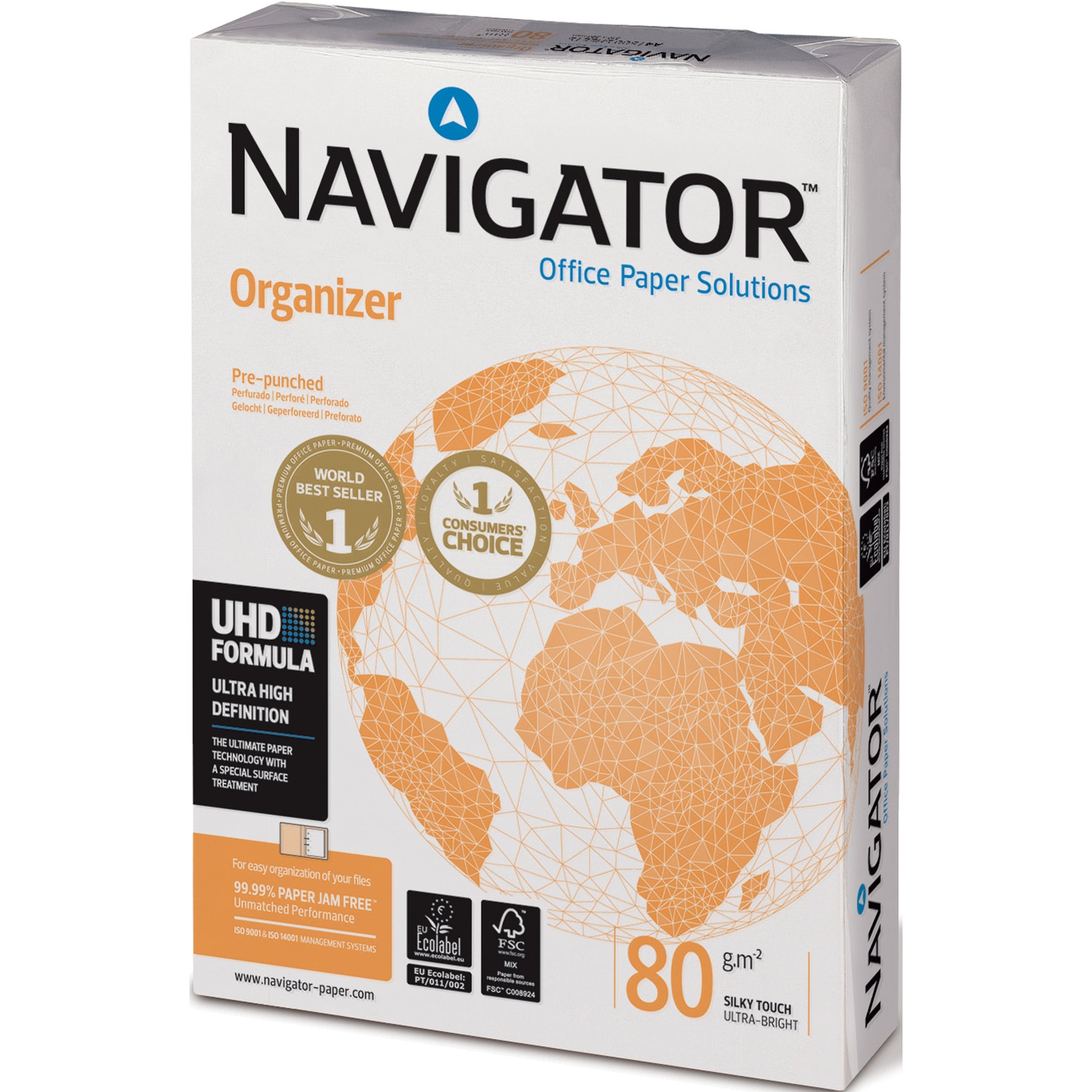 Navigator Kopierpapier Organizer DIN A4 2.500 Bl./Pack. - Wiepa Bürofachpartner