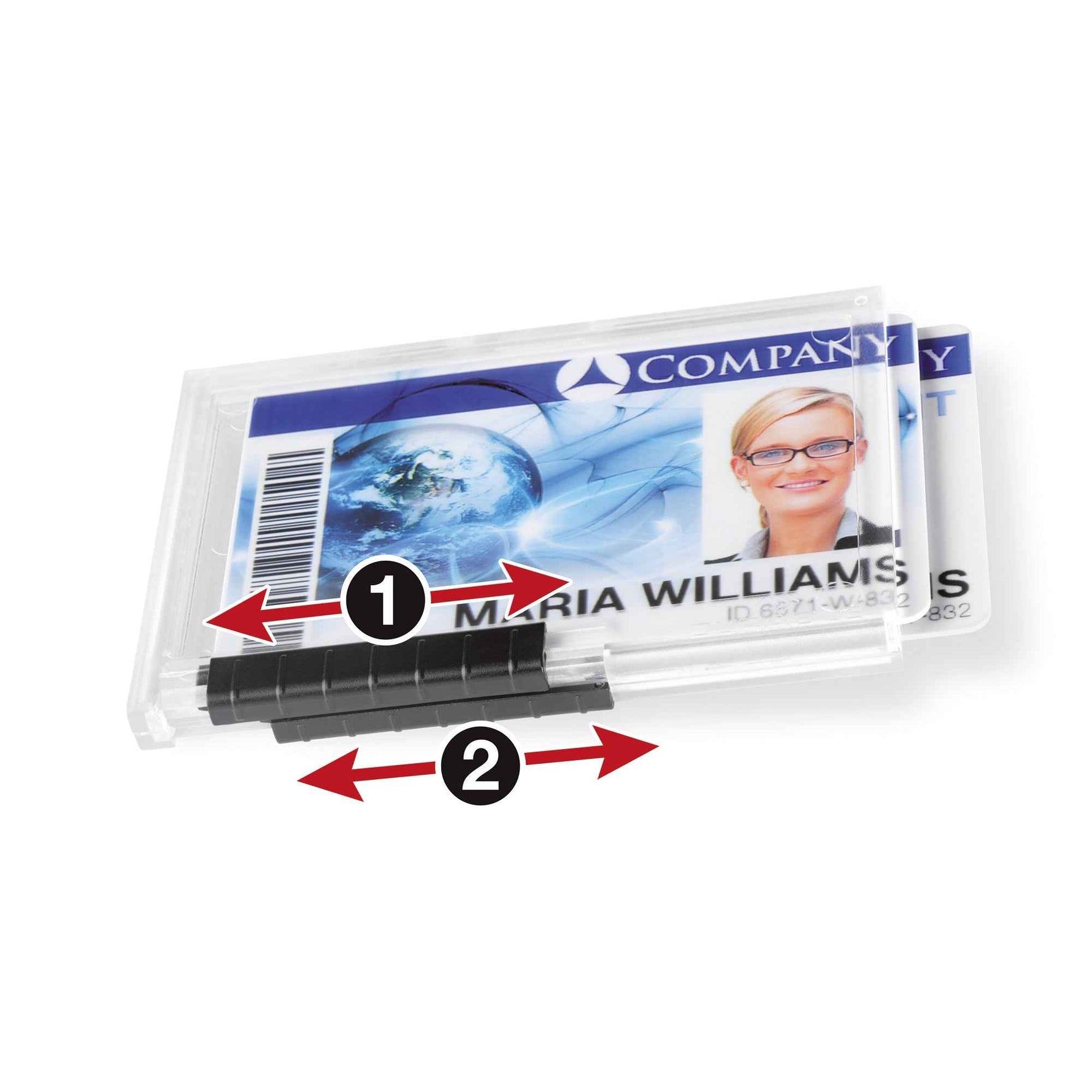 DURABLE Ausweishalter PUSHBOX DUO