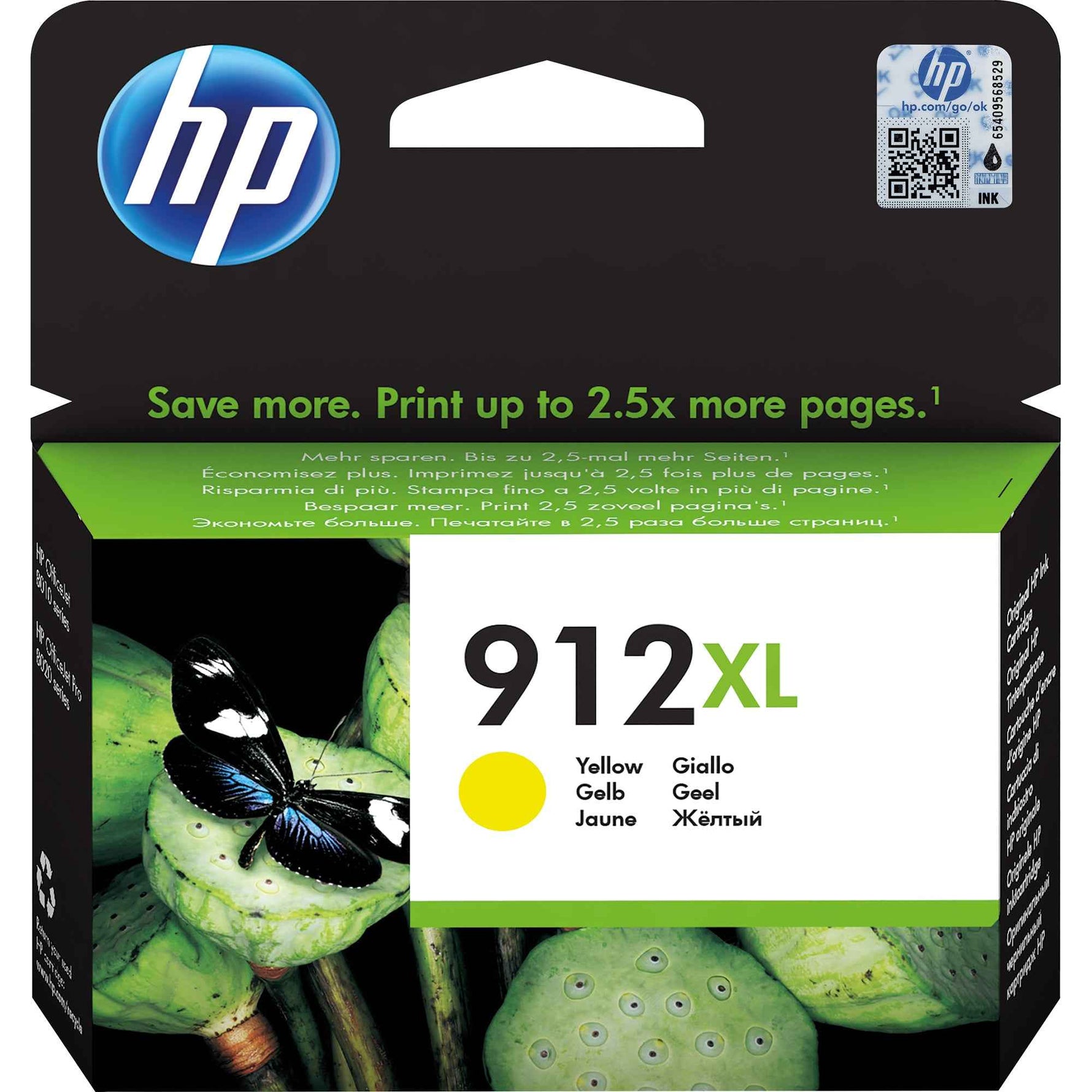 HP Tintenpatrone 912XL gelb