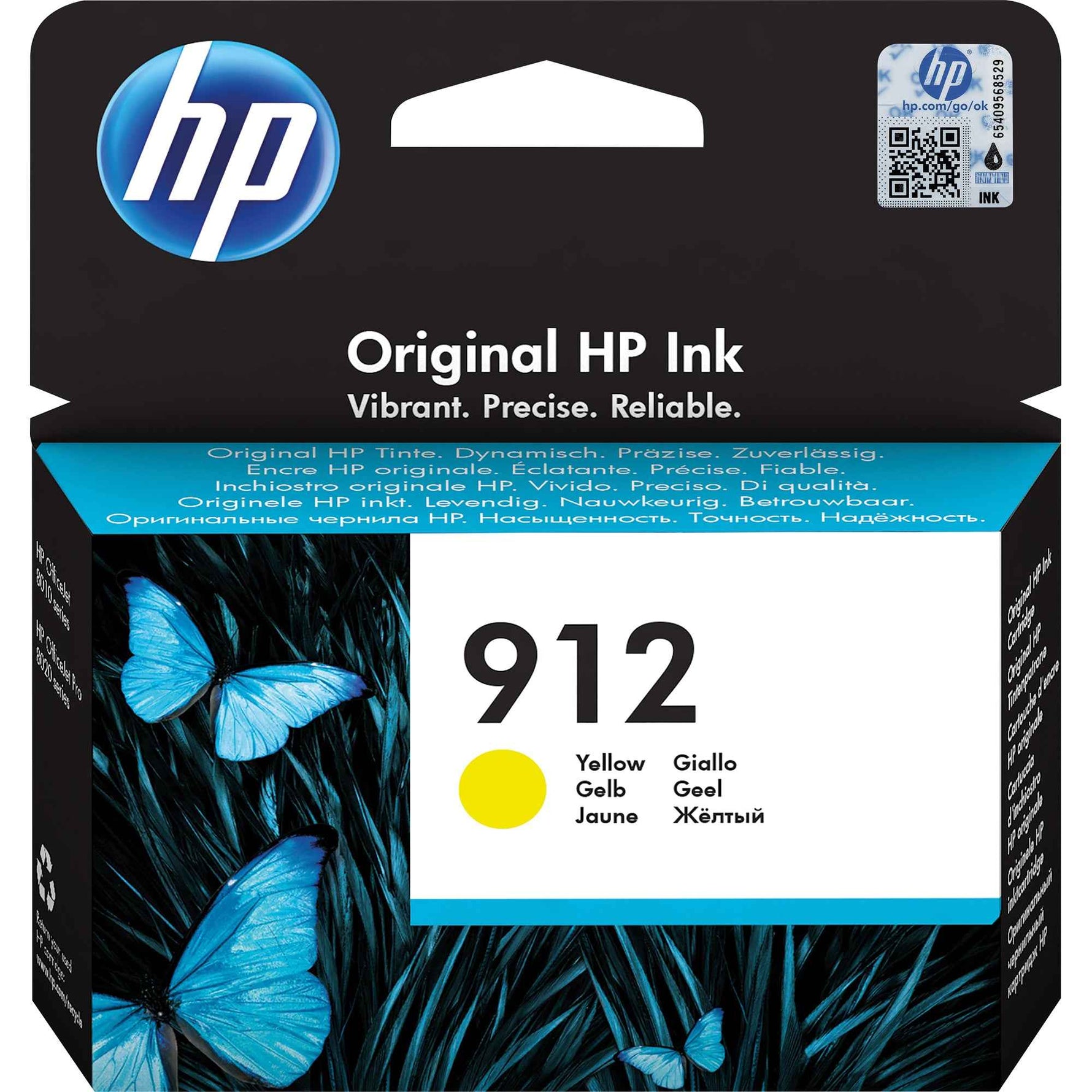 HP Tintenpatrone 912 gelb