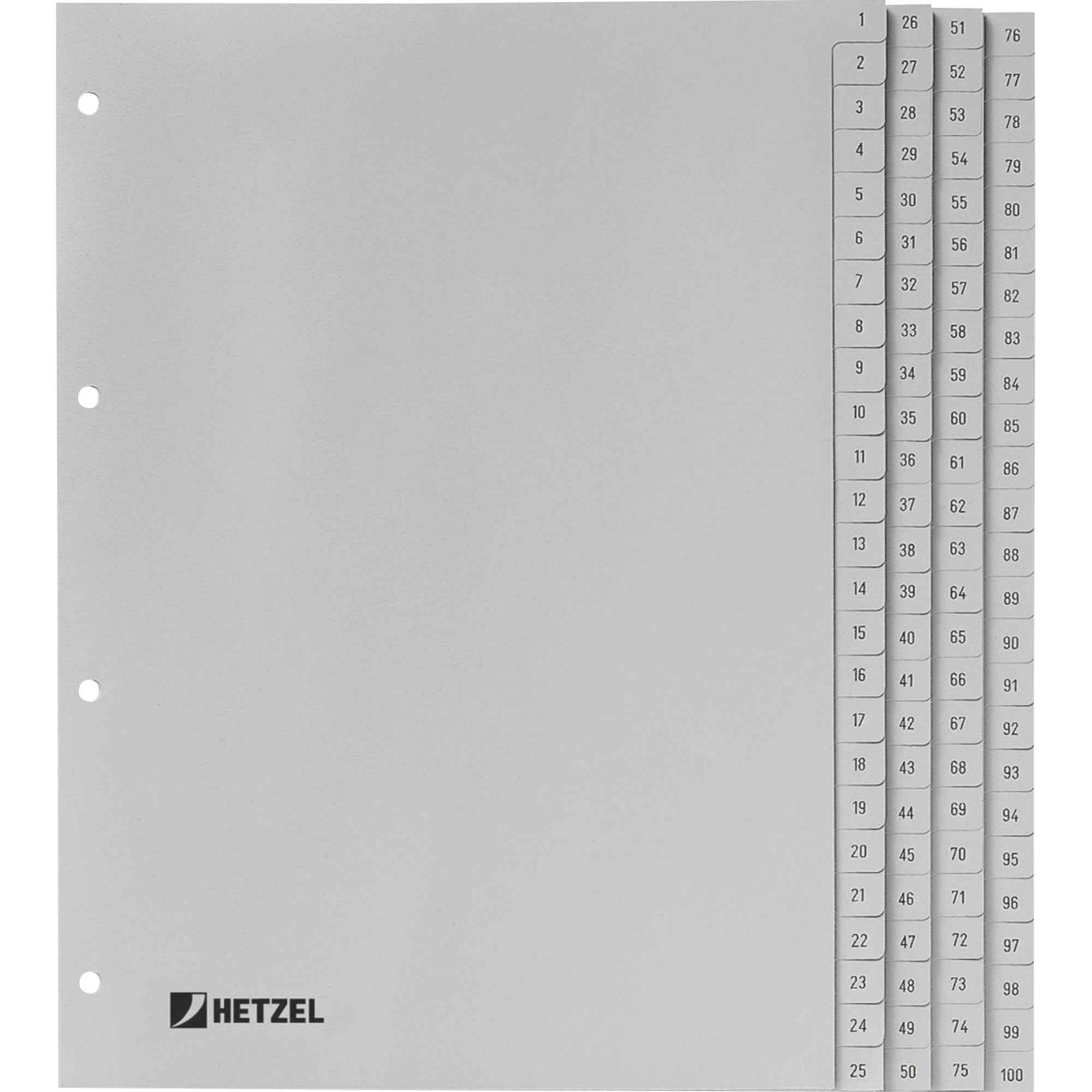 Hetzel Zahlenregister