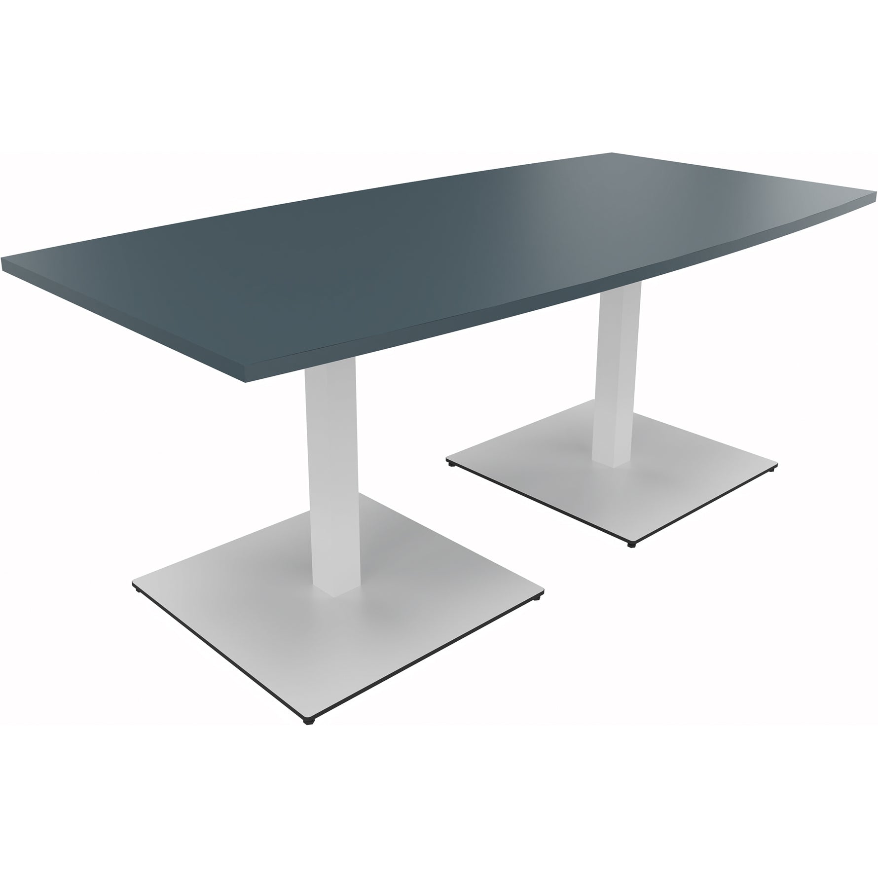 Neutralware Konferenztisch communication 1.800 x 720 x 800/900 mm (B x H x T) verkehrsweiß – Produktbild 5