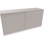 Neutralware Schiebetürenschrank endless 1.600 x 781 x 442 mm (B x H x T) verkehrsweiß – Produktbild 3