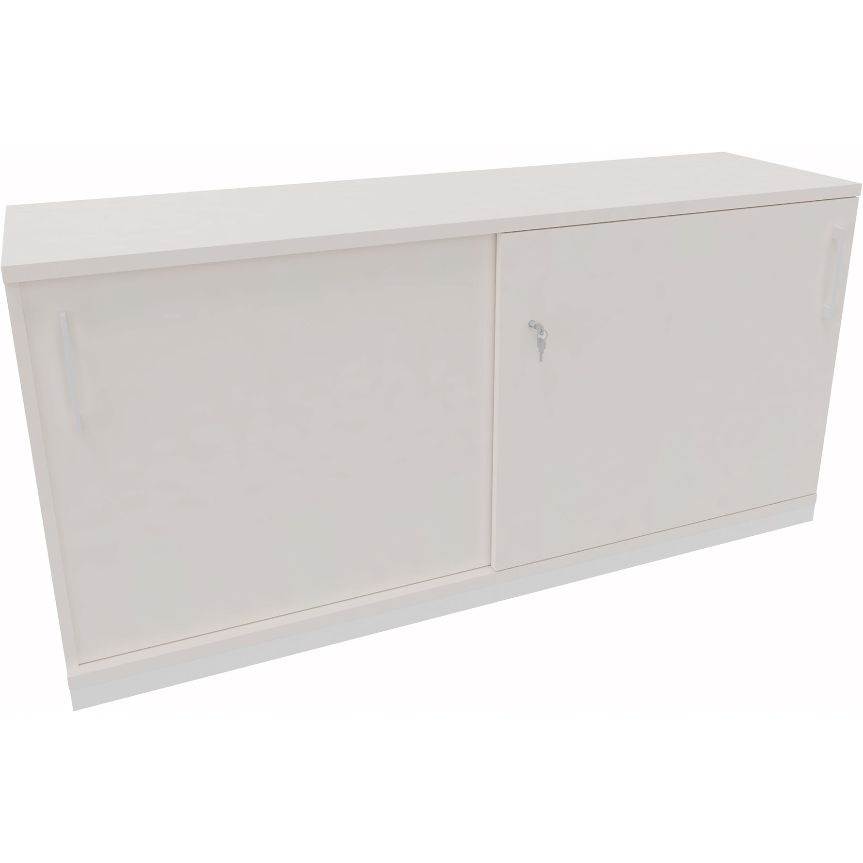 Neutralware Schiebetürenschrank endless 1.600 x 781 x 442 mm (B x H x T) verkehrsweiß