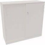 Neutralware Schiebetürenschrank endless 1.200 x 1.133 x 442 mm (B x H x T) verkehrsweiß