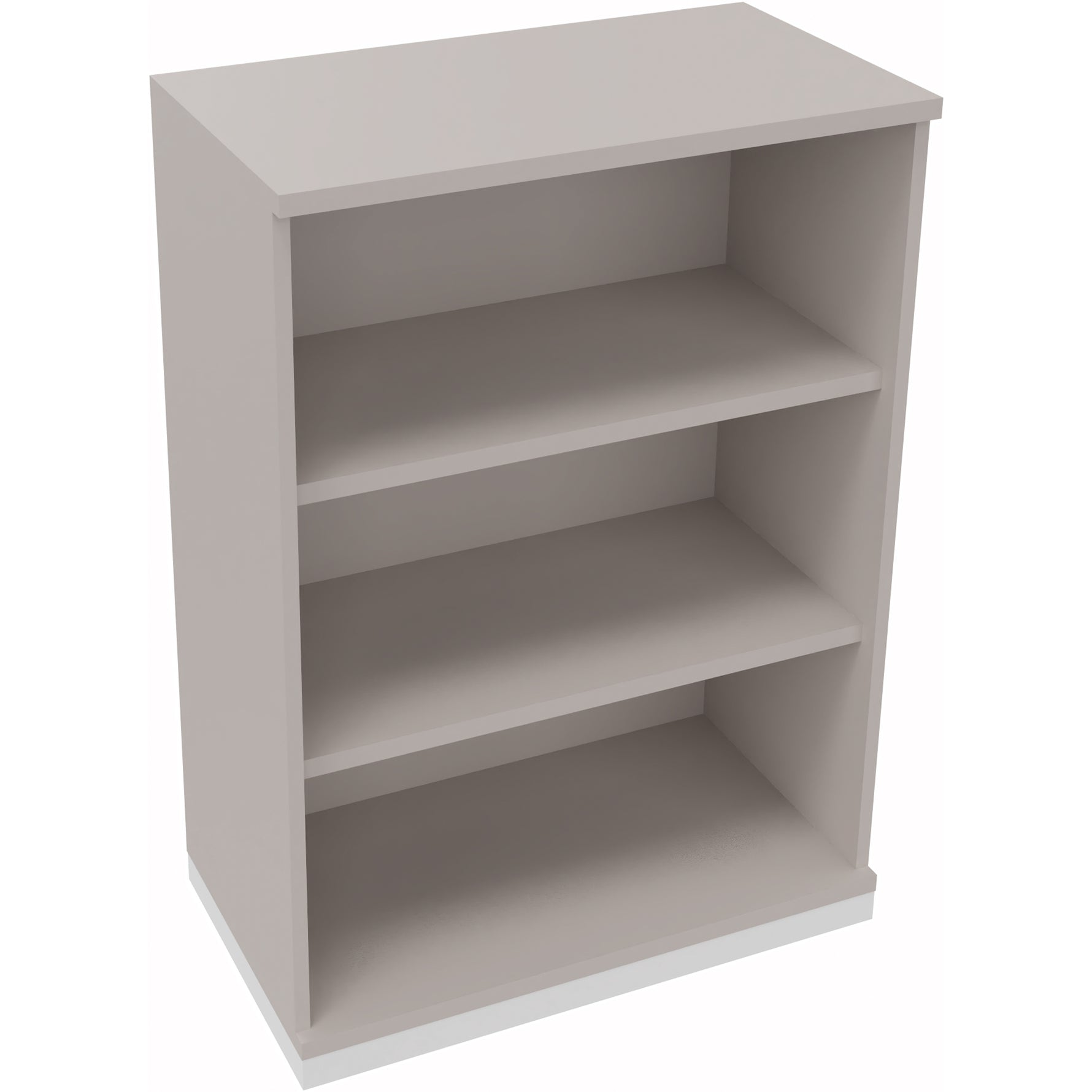 Neutralware Regal endless 3 Ordnerhöhen 800 x 1.133 x 442 mm (B x H x T) verkehrsweiß – Produktbild 4