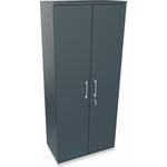 Neutralware Flügeltürenschrank endless 800 x 1.869 x 442 mm (B x H x T) verkehrsweiß – Produktbild 4