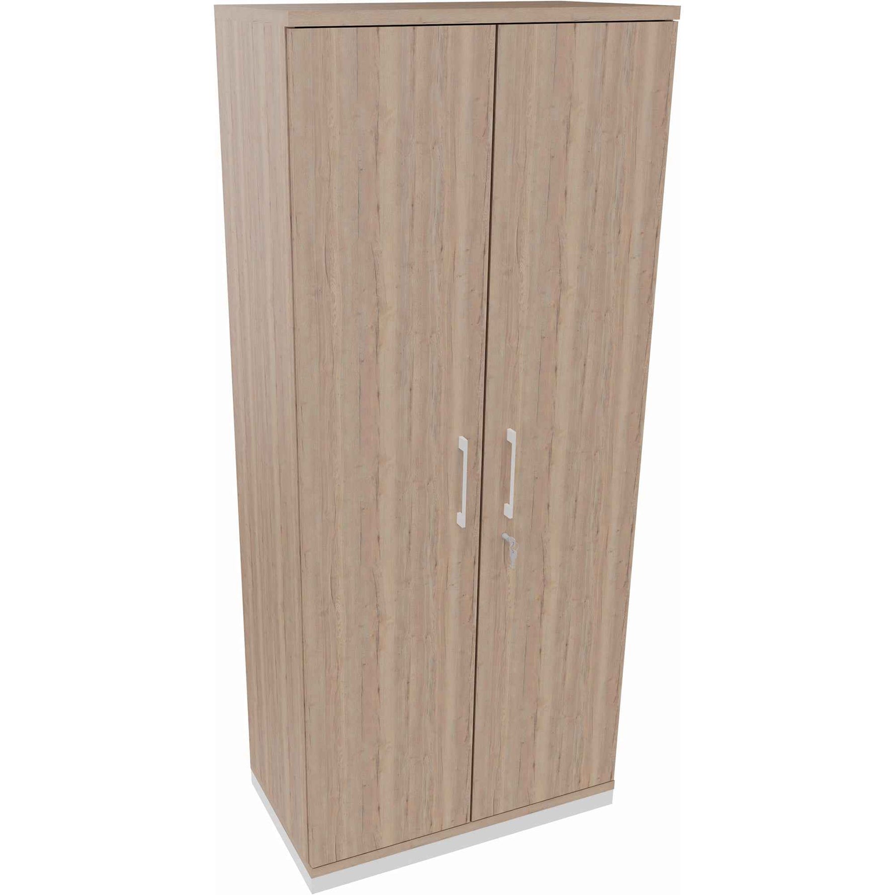 Flügeltürenschrank endless 800 x 1.869 x 442 mm (B x H x T) verkehrsweiß
