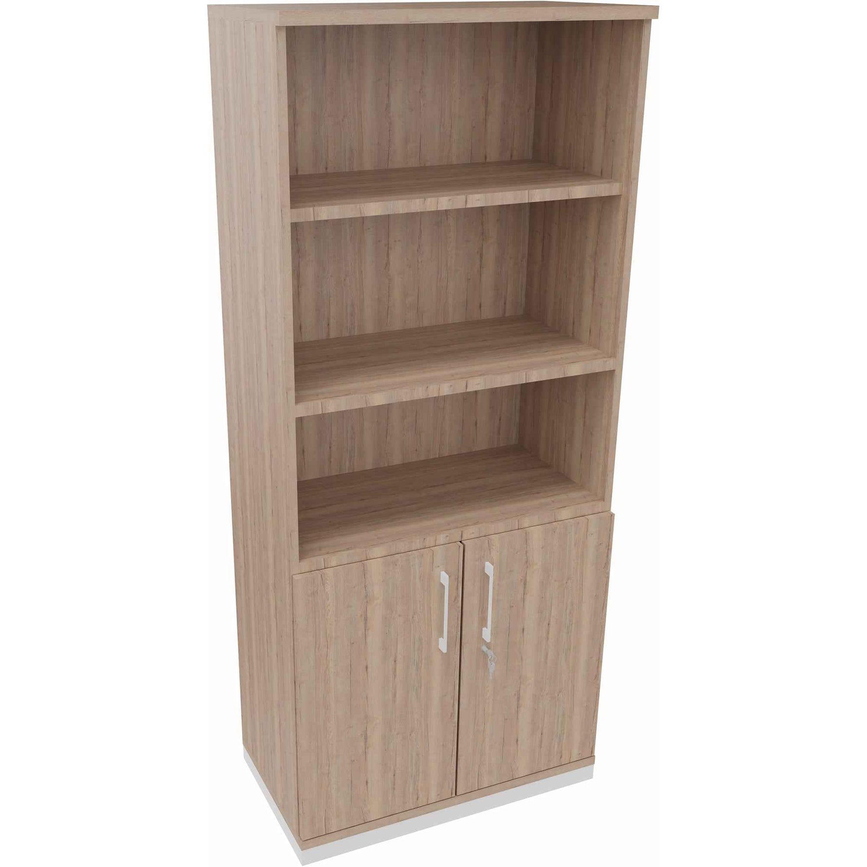 Regalschrank endless 800 x 1.869 x 442 mm (B x H x T) verkehrsweiß