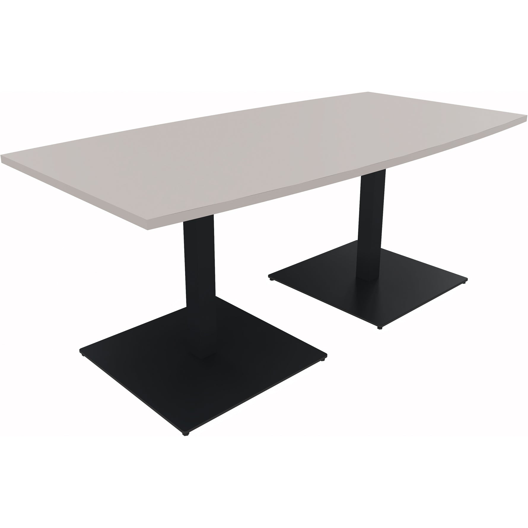 Neutralware Konferenztisch communication 1.800 x 720 x 800/900 mm (B x H x T) anthrazit metallic – Produktbild 4
