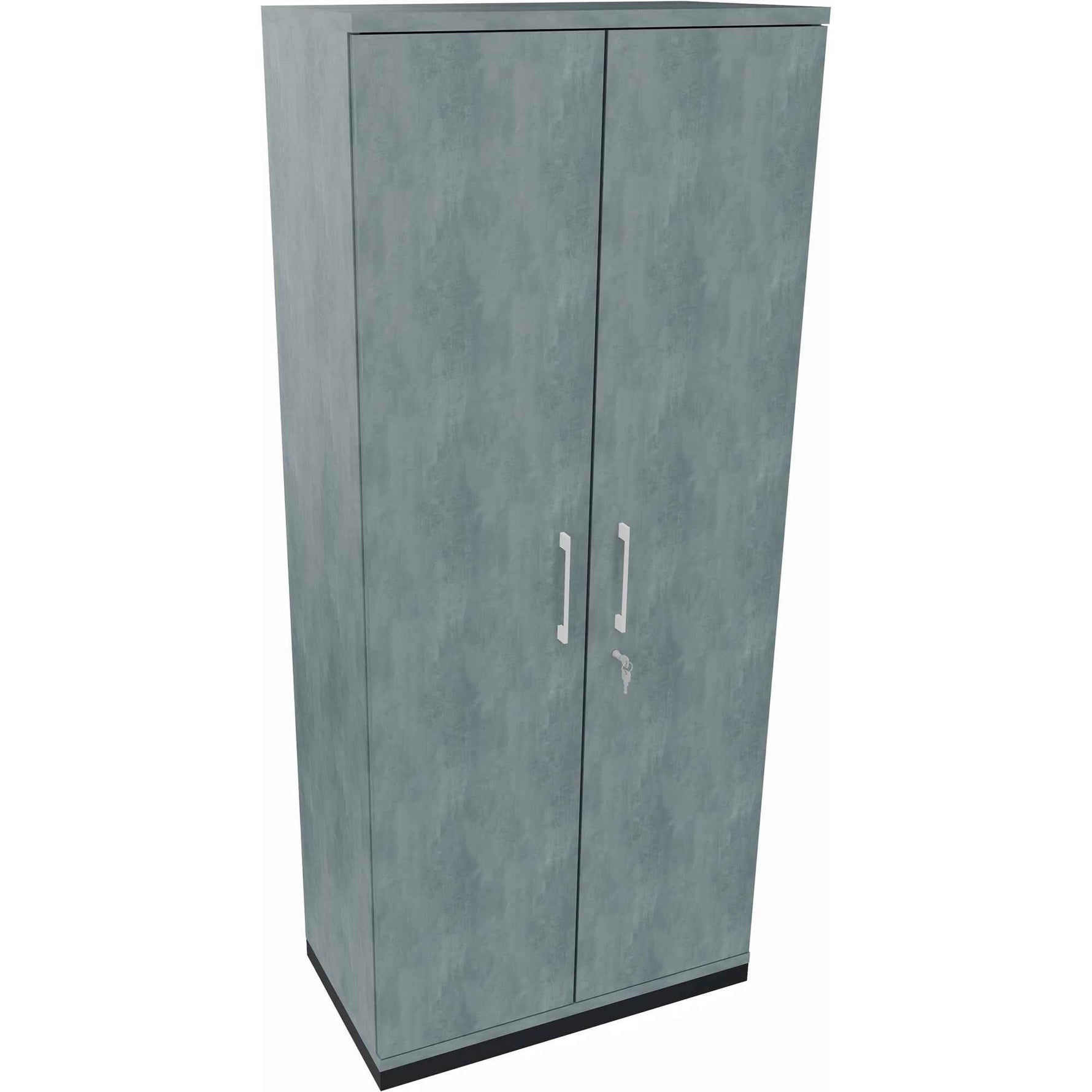 Flügeltürenschrank endless 800 x 1.869 x 442 mm (B x H x T) anthrazit metallic