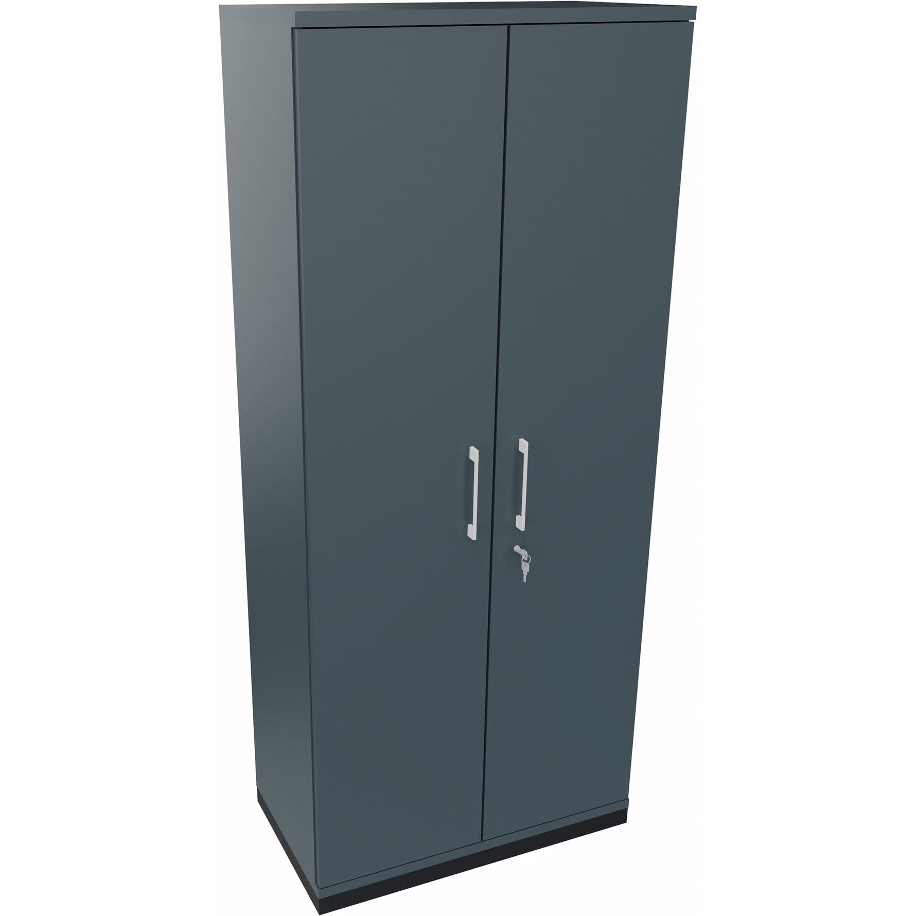 Neutralware Flügeltürenschrank endless 800 x 1.869 x 442 mm (B x H x T) anthrazit metallic – Produktbild 5