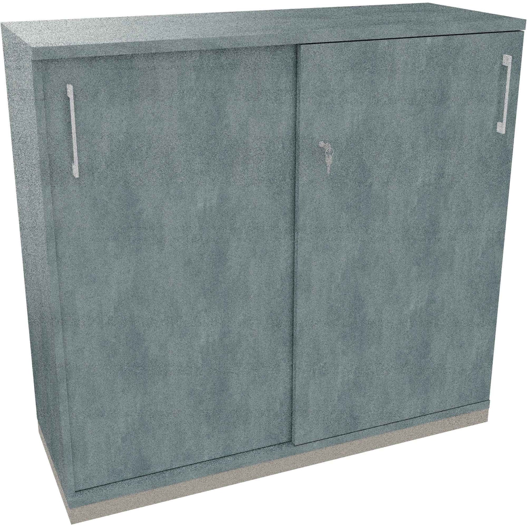 Schiebetürenschrank endless 1.200 x 1.133 x 442 mm (B x H x T) silberaluminium