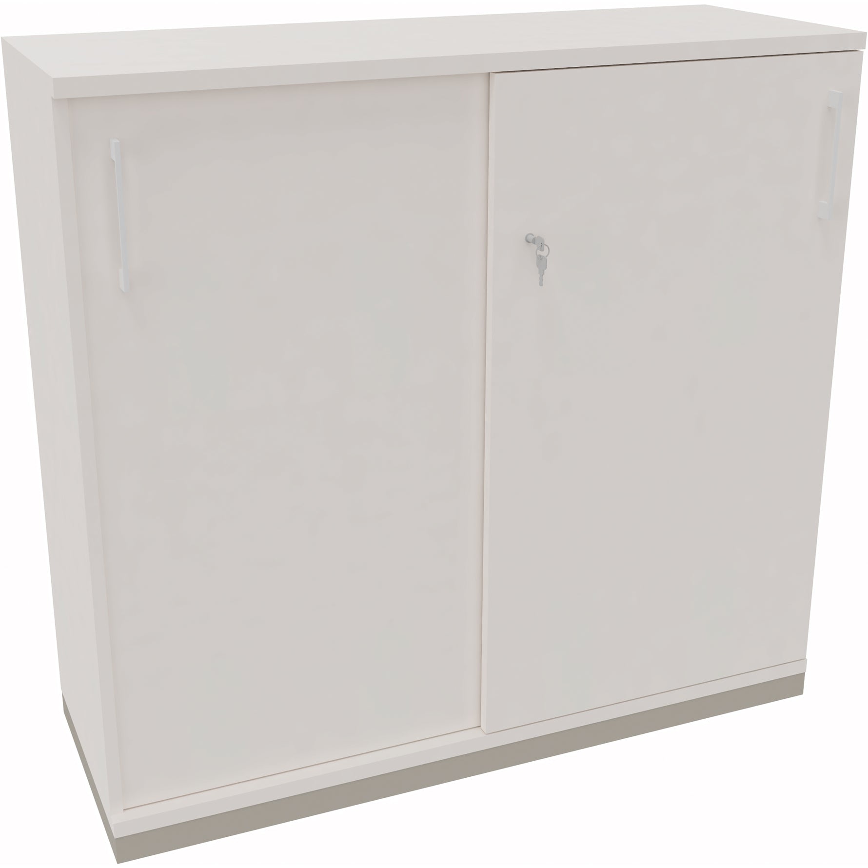 Neutralware Schiebetürenschrank endless 1.200 x 1.133 x 442 mm (B x H x T) silberaluminium