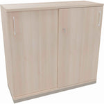 Schiebetürenschrank endless 1.200 x 1.133 x 442 mm (B x H x T) silberaluminium