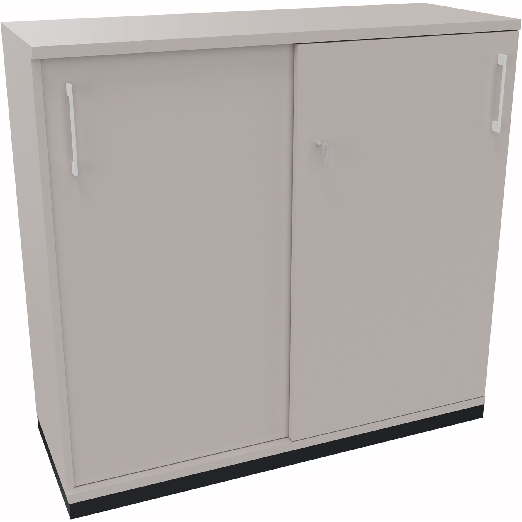 Neutralware Schiebetürenschrank endless 1.200 x 1.133 x 442 mm (B x H x T) anthrazit metallic – Produktbild 4
