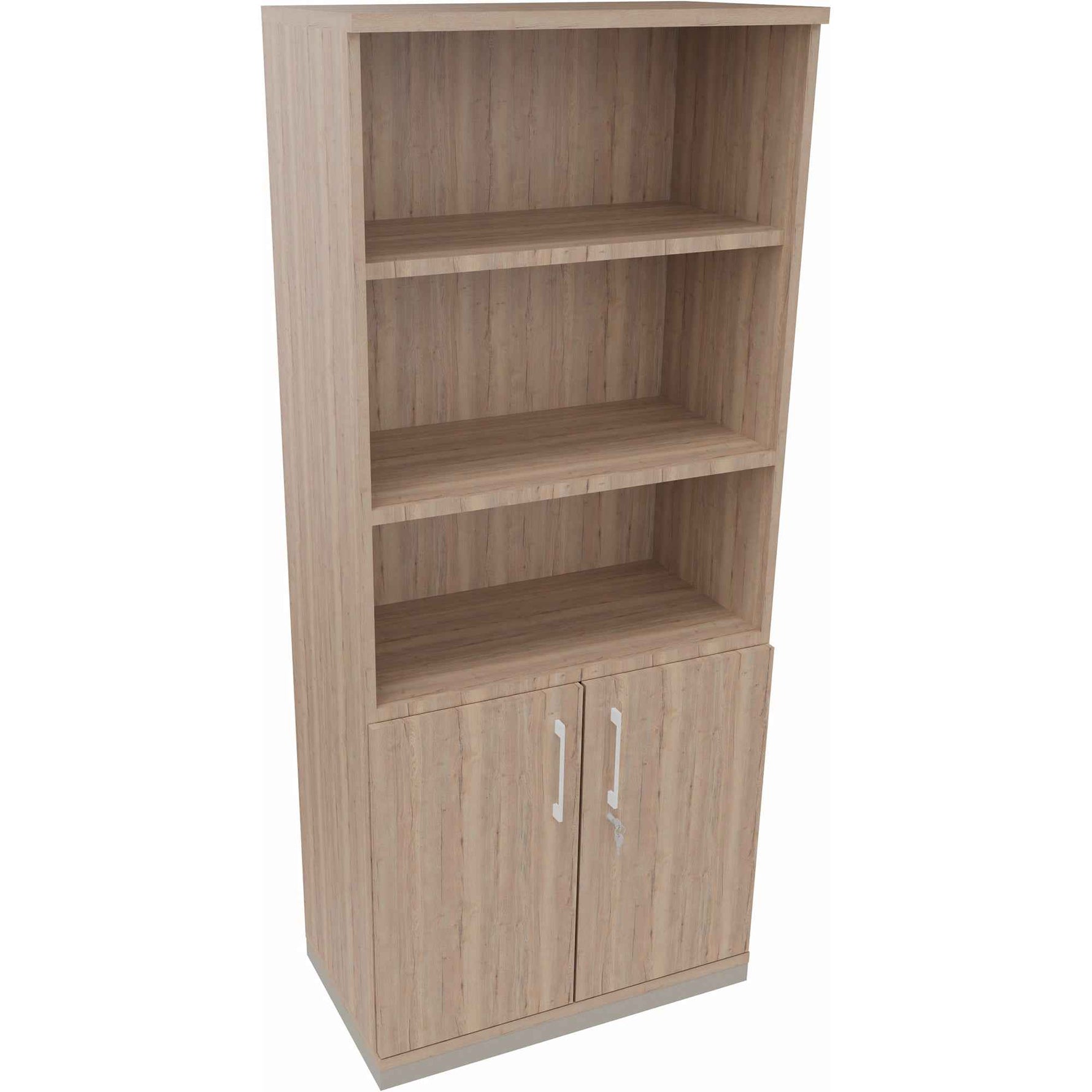 Regalschrank endless 800 x 1.869 x 442 mm (B x H x T) silberaluminium