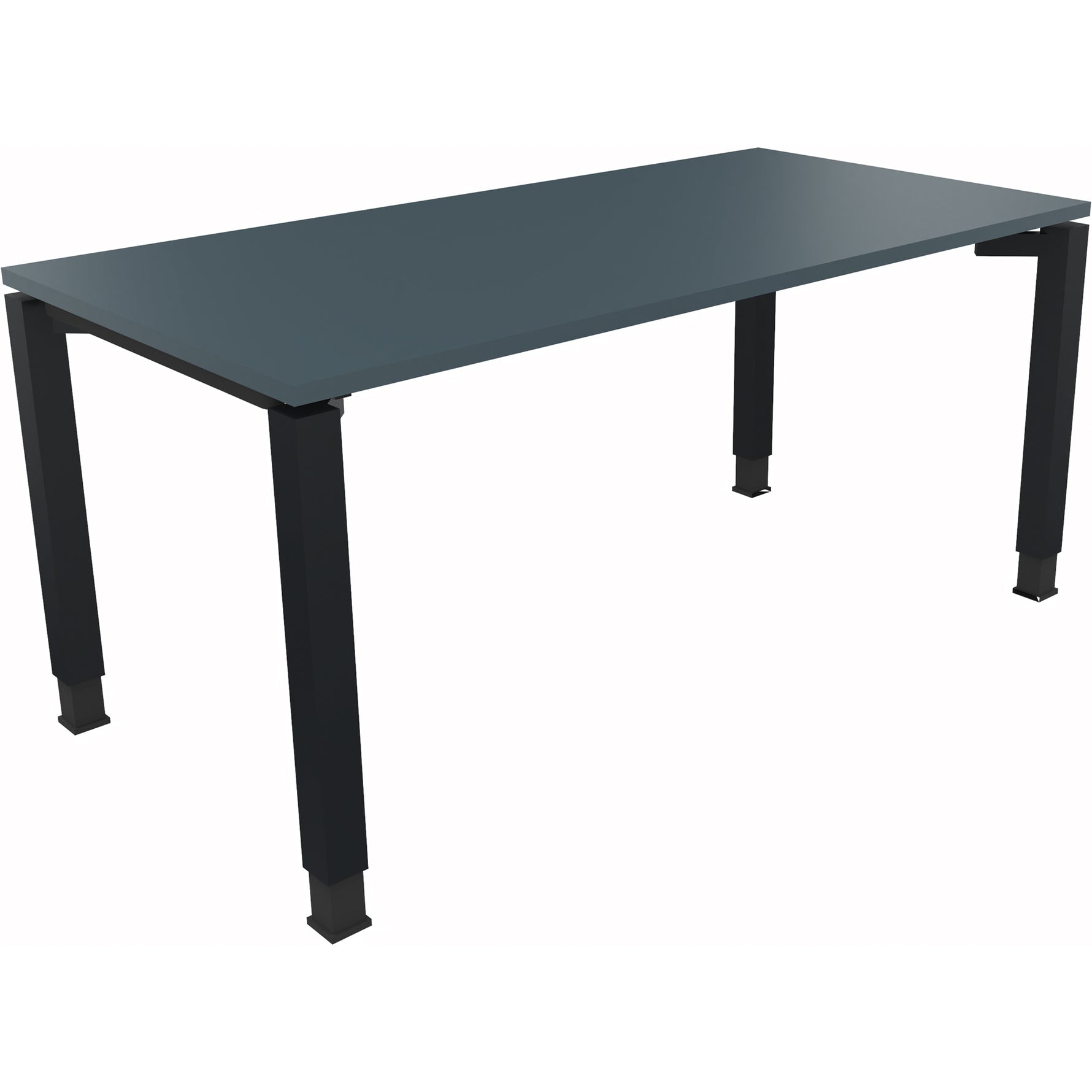 Neutralware Schreibtisch all in one 1.600 x 680-820 x 800 mm (B x H x T) lavagrau