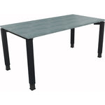Neutralware Schreibtisch all in one 1.600 x 680-820 x 800 mm (B x H x T) beton hell