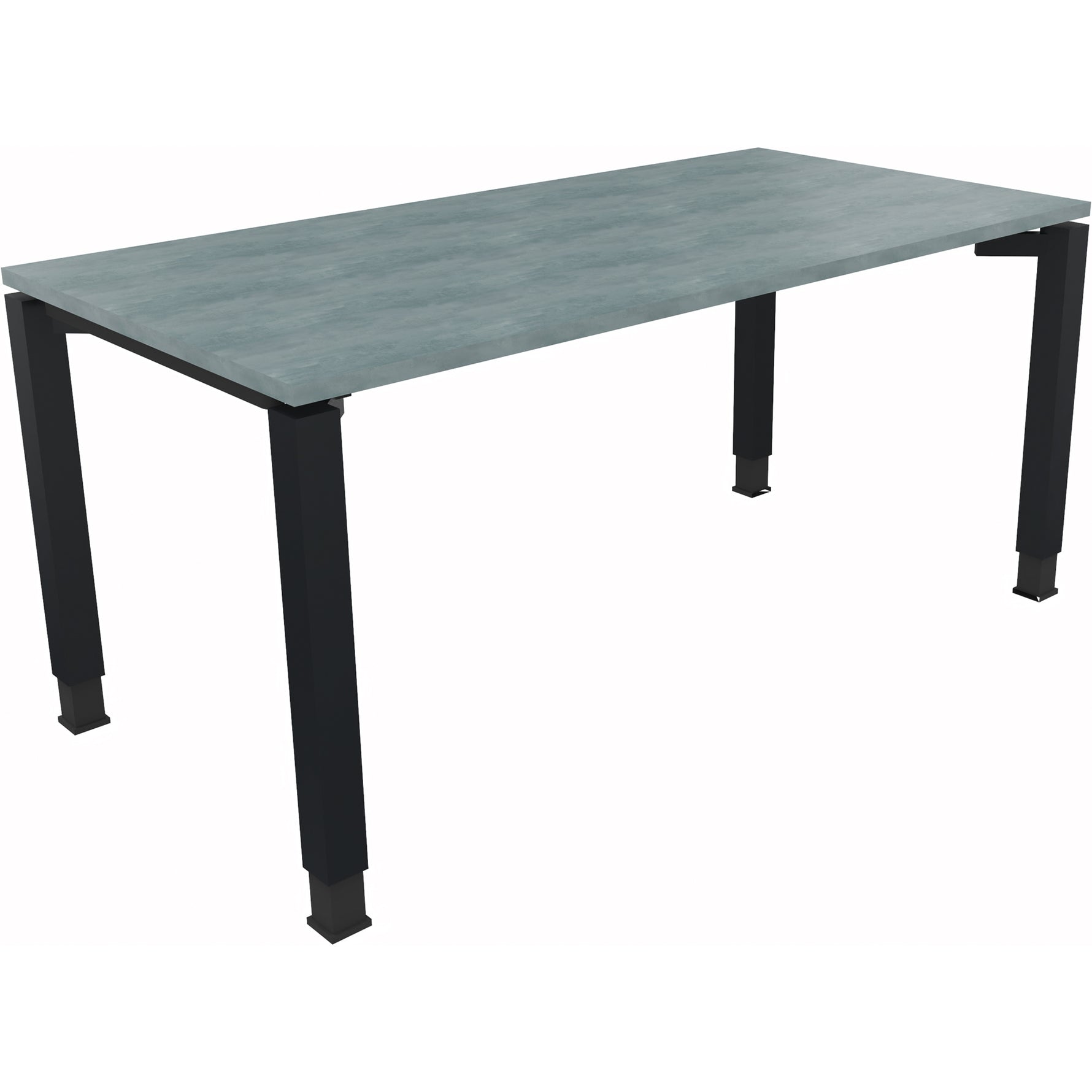 Neutralware Schreibtisch all in one 1.600 x 680-820 x 800 mm (B x H x T) beton hell
