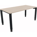 Neutralware Schreibtisch all in one 1.600 x 680-820 x 800 mm (B x H x T) akazie hell