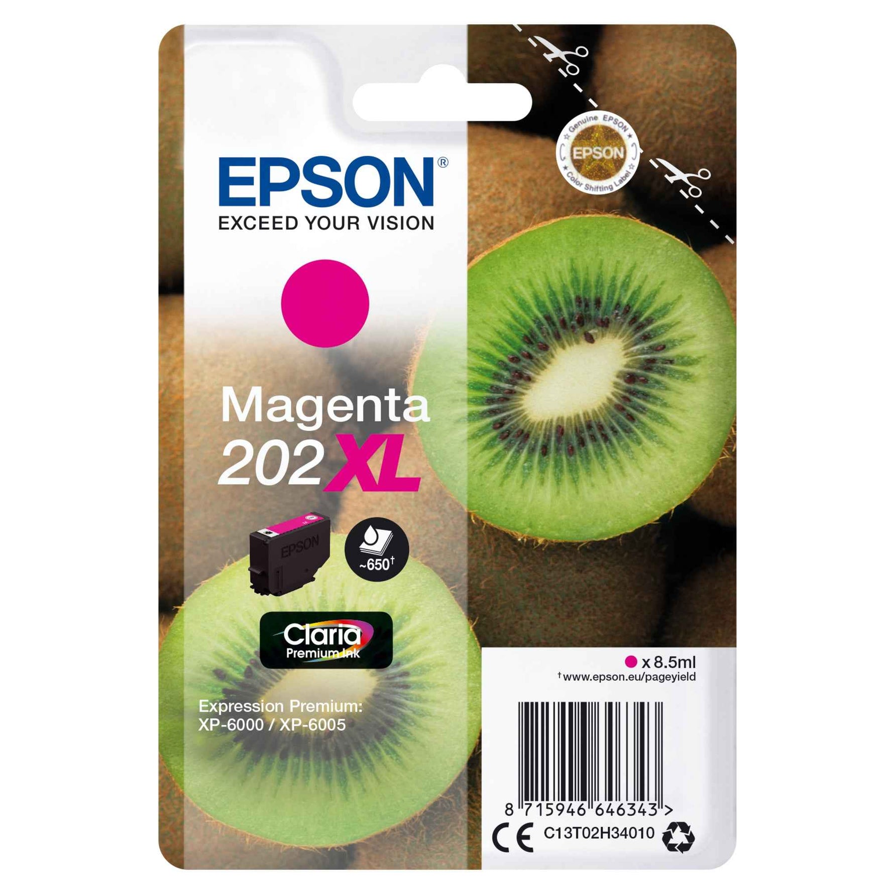 Epson Tintenpatrone 202XL magenta