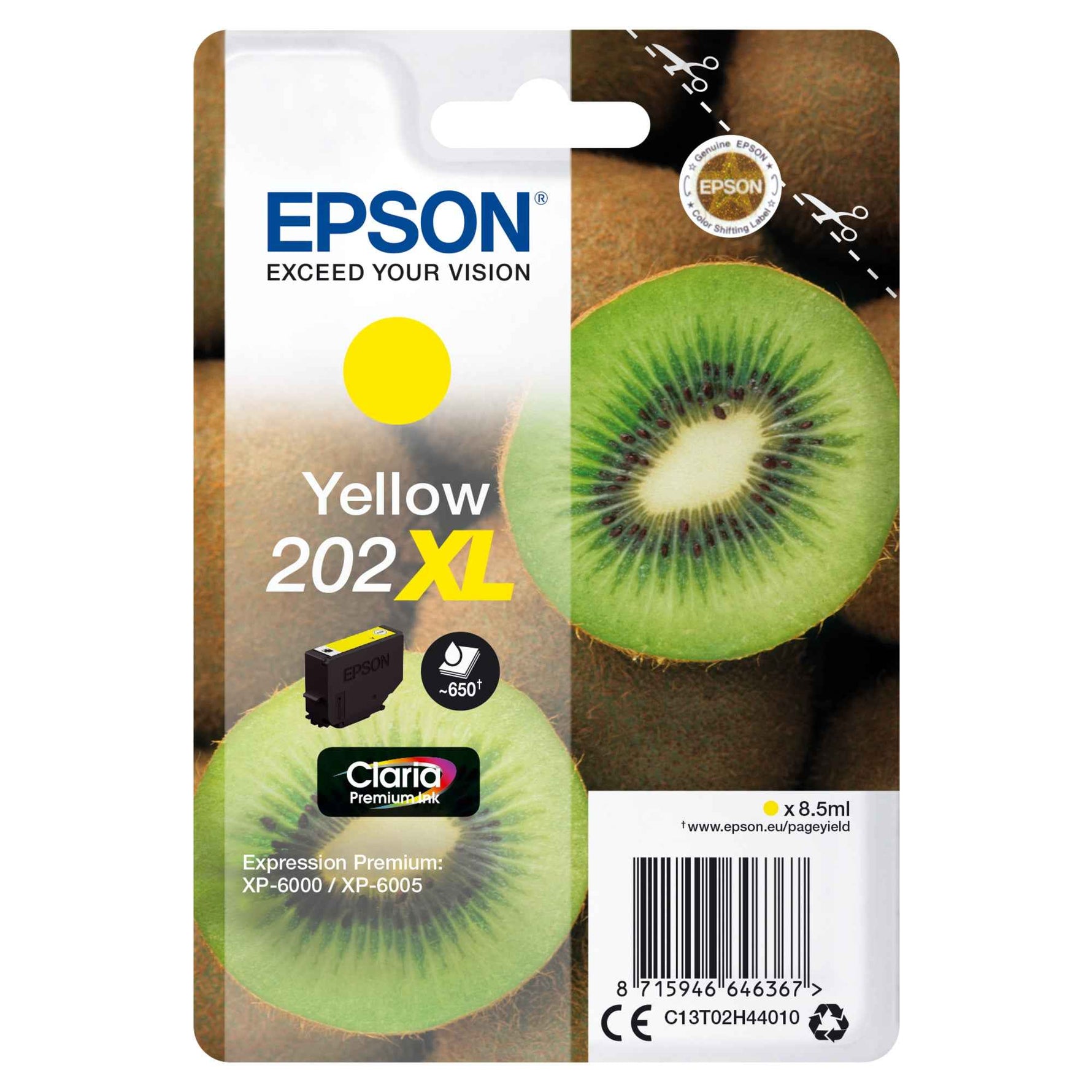 Epson Tintenpatrone 202XL gelb