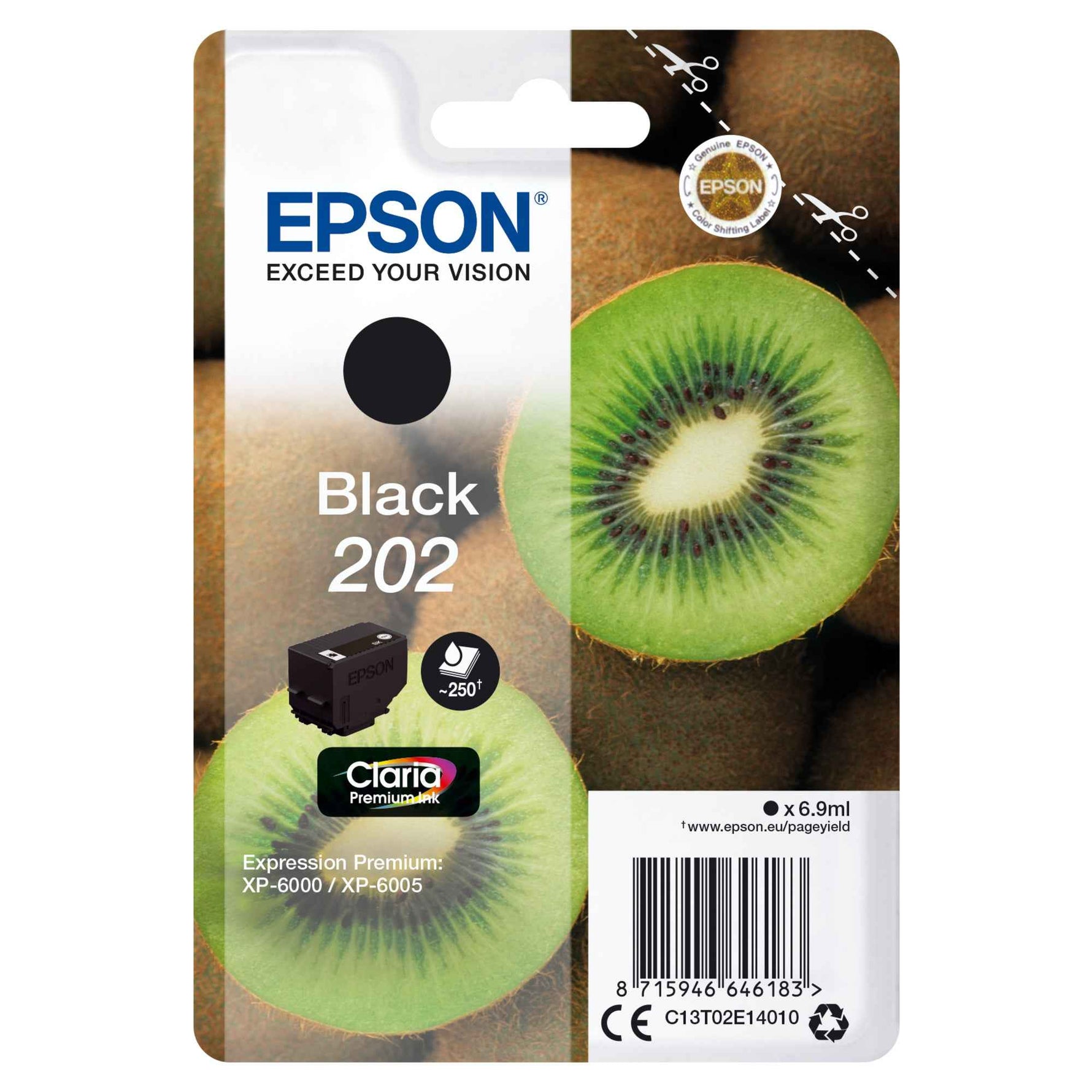 Epson Tintenpatrone 202 schwarz