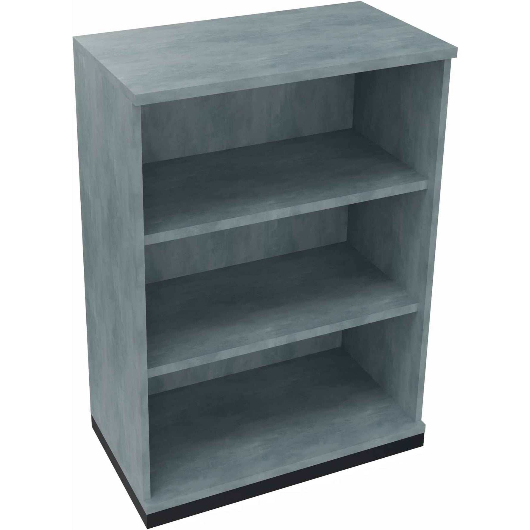 Regal endless 3 Ordnerhöhen 800 x 1.133 x 442 mm (B x H x T) anthrazit metallic