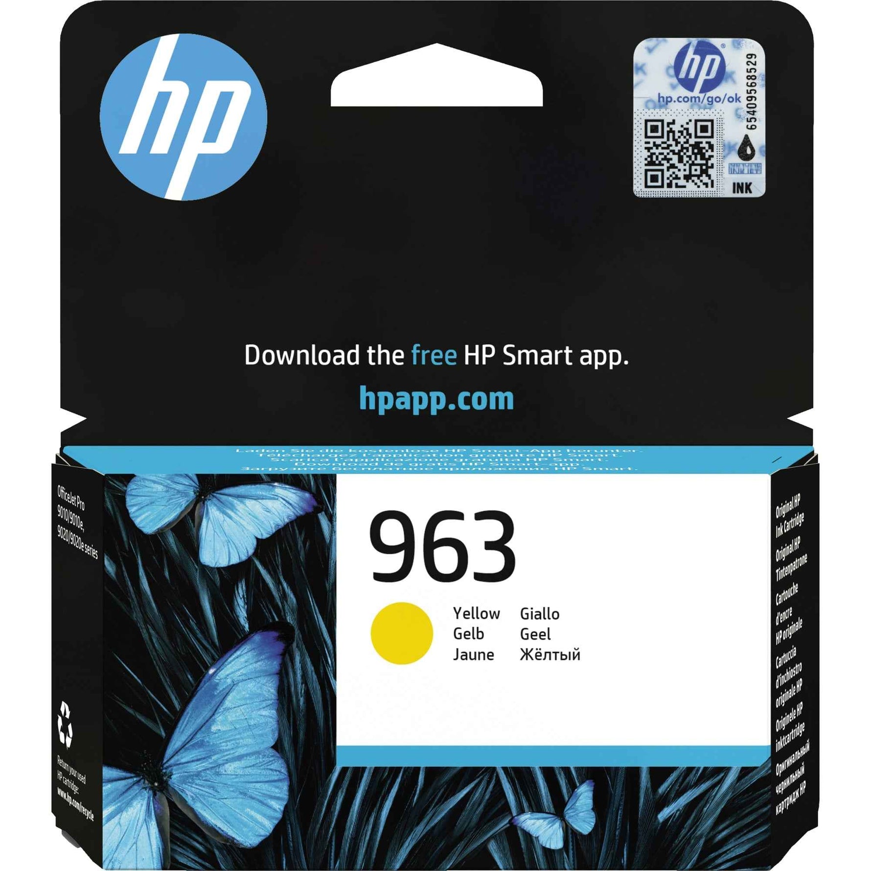 HP Tintenpatrone 963 gelb