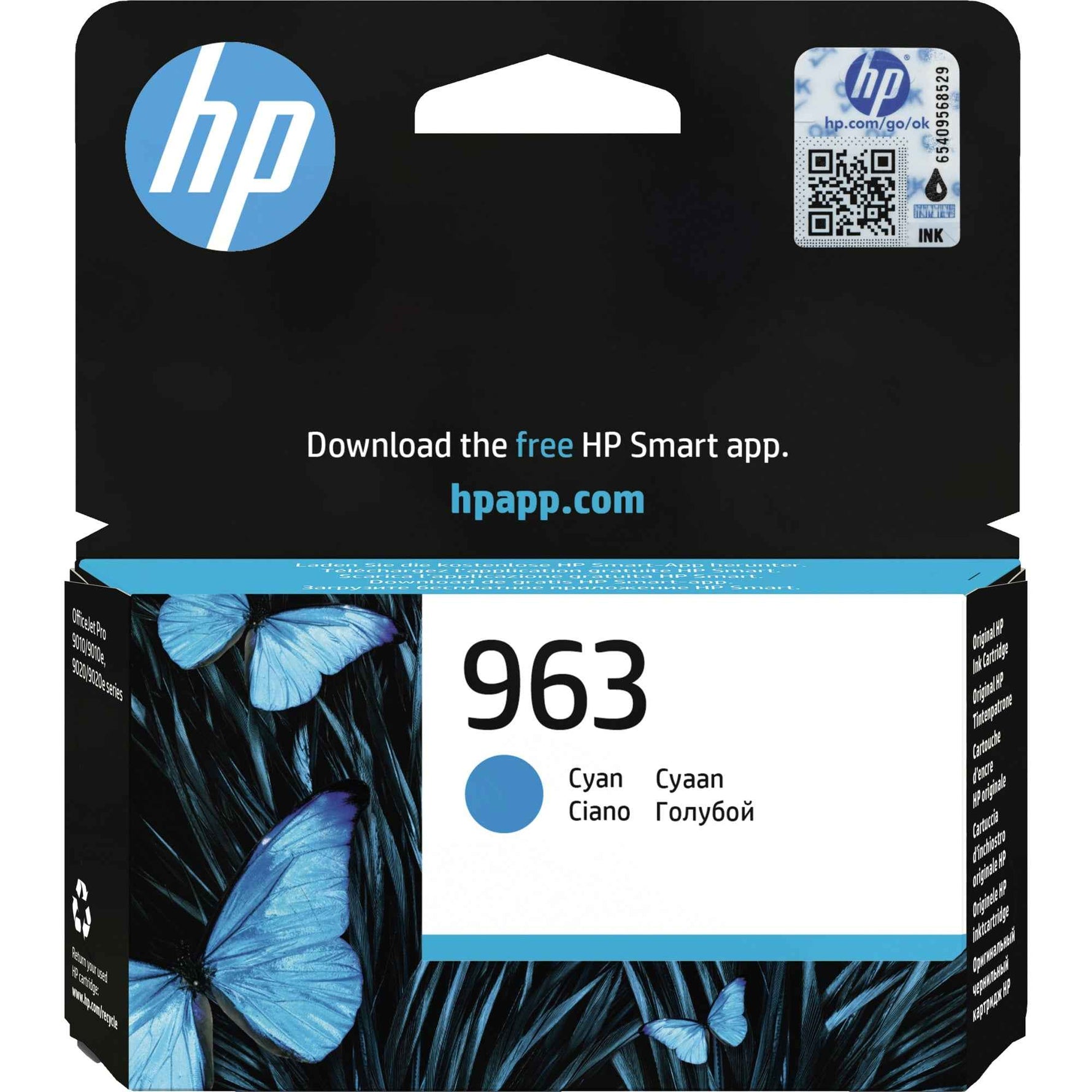 HP Tintenpatrone 963 cyan