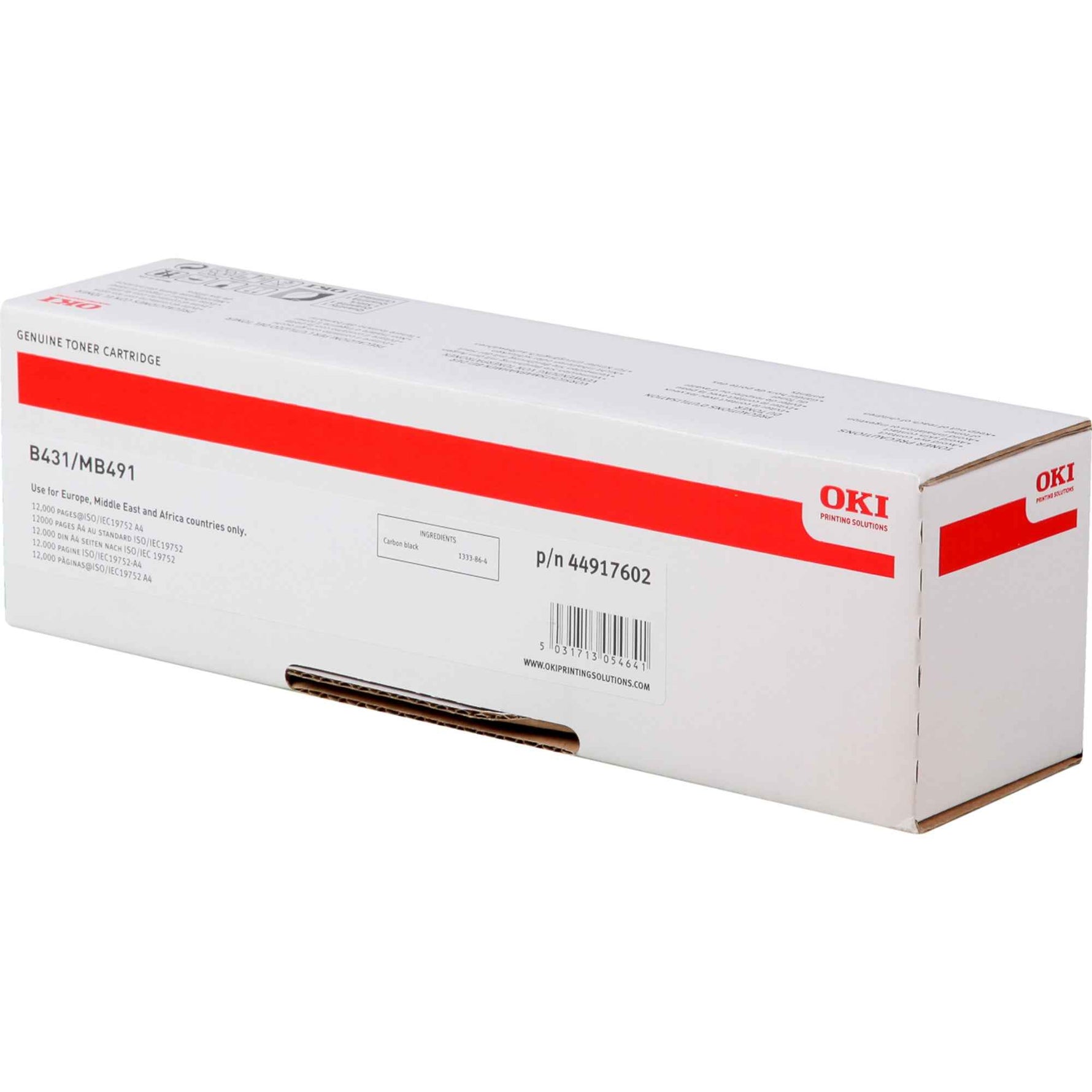 OKI Toner 44917602 schwarz