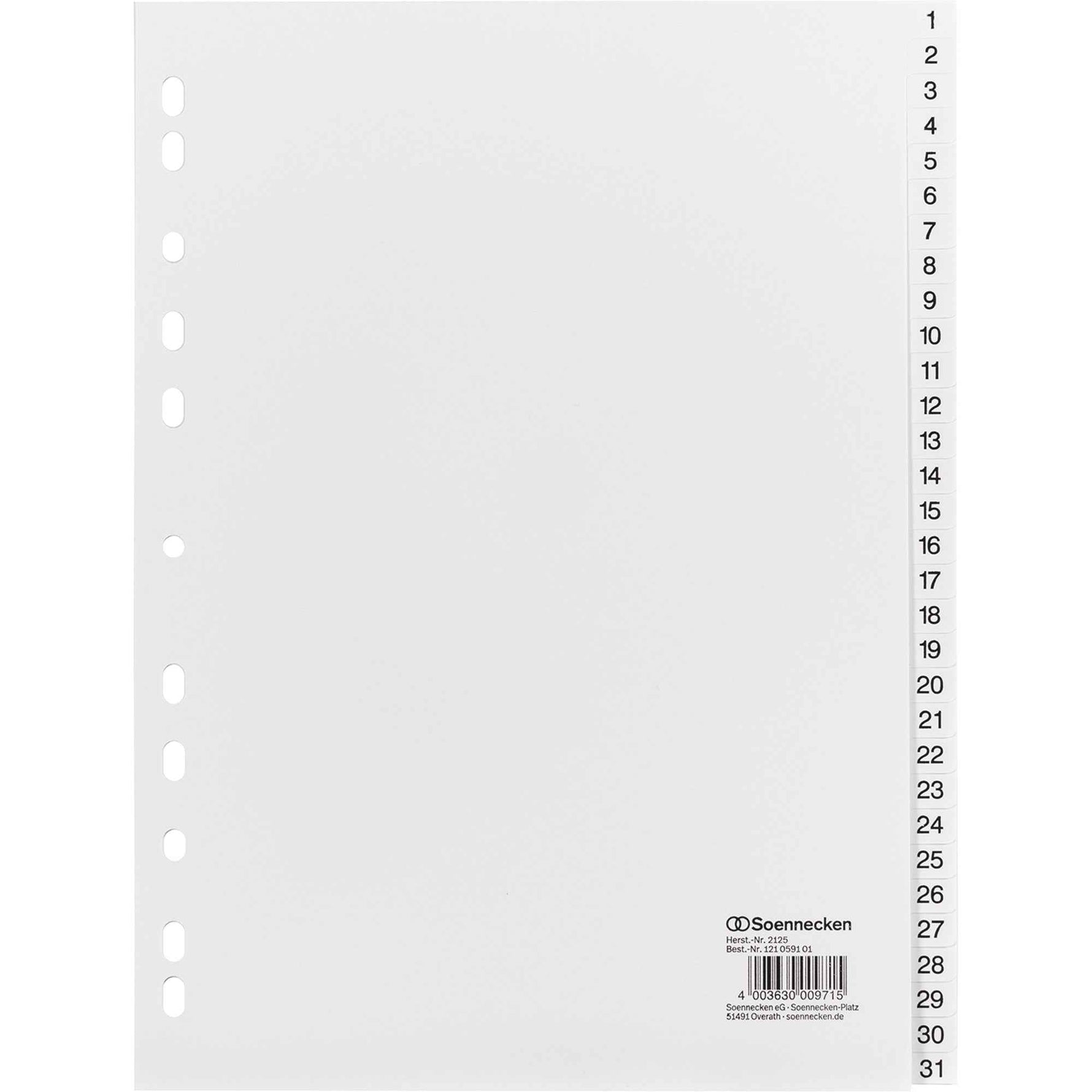 Soennecken Zahlenregister