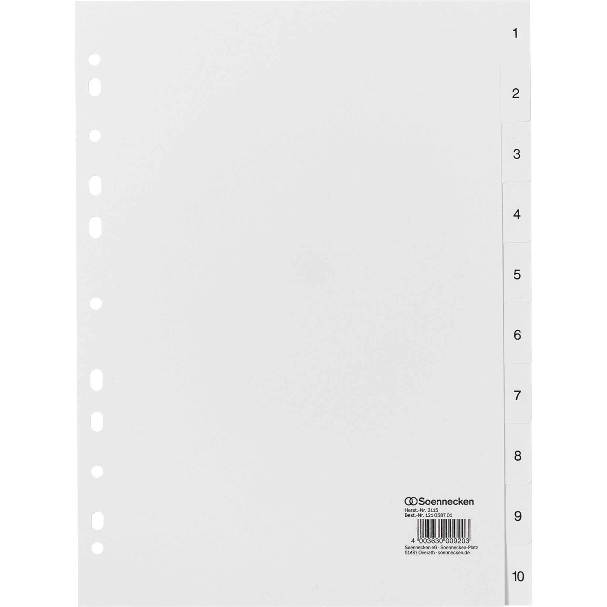 Soennecken Zahlenregister