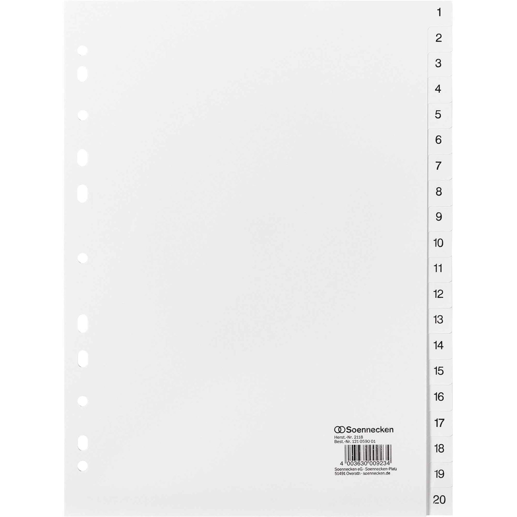 Soennecken Zahlenregister