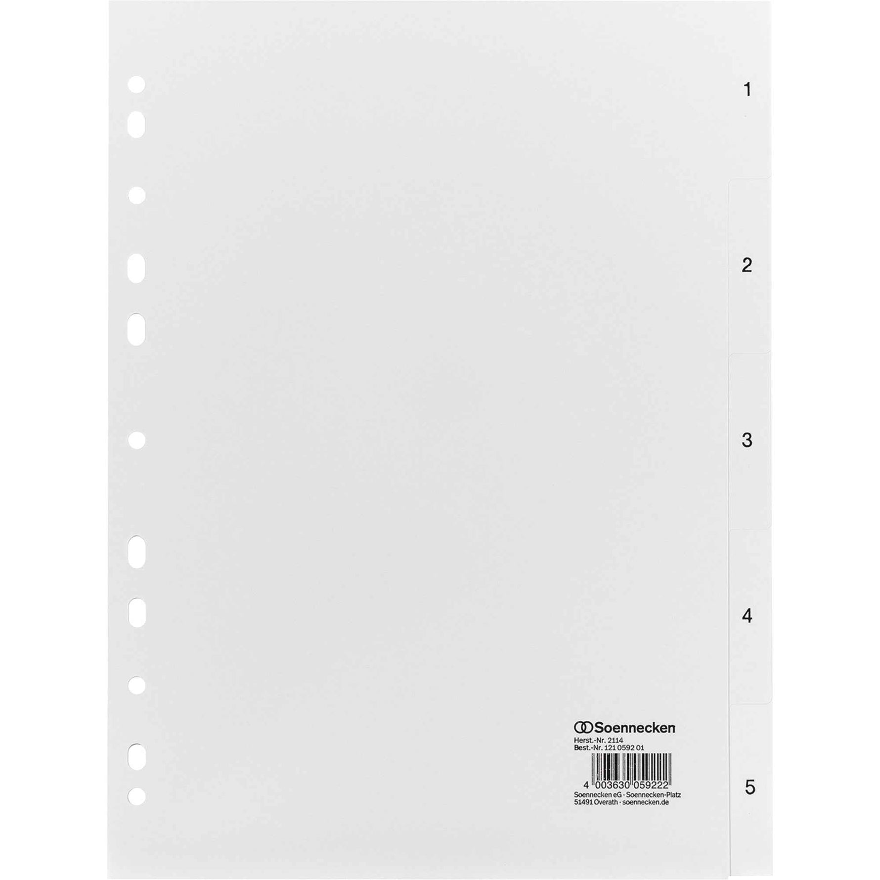 Soennecken Zahlenregister