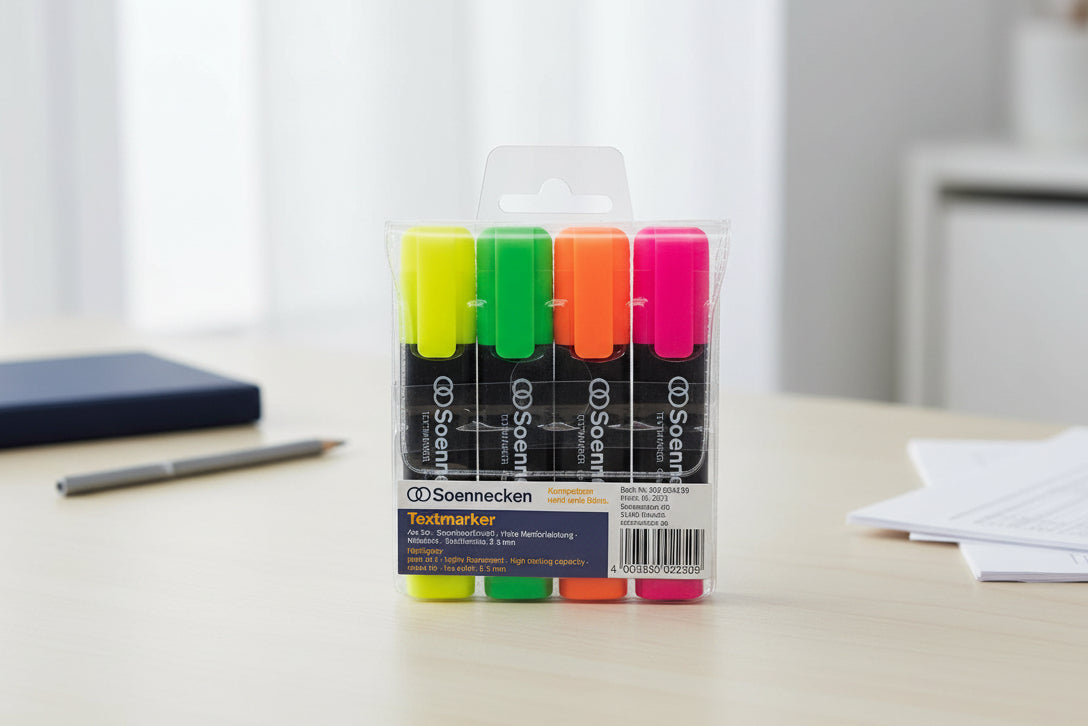 Soennecken Textmarker 4 St./Pack.